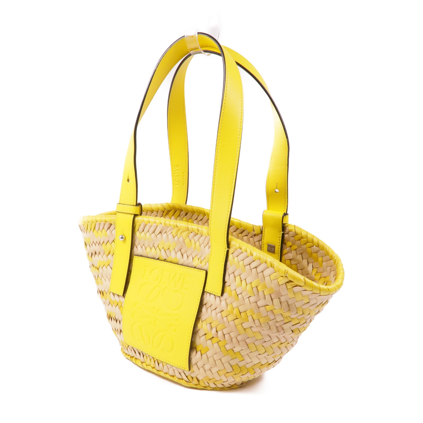 LOEWE 藤料Small Basket手挽袋
