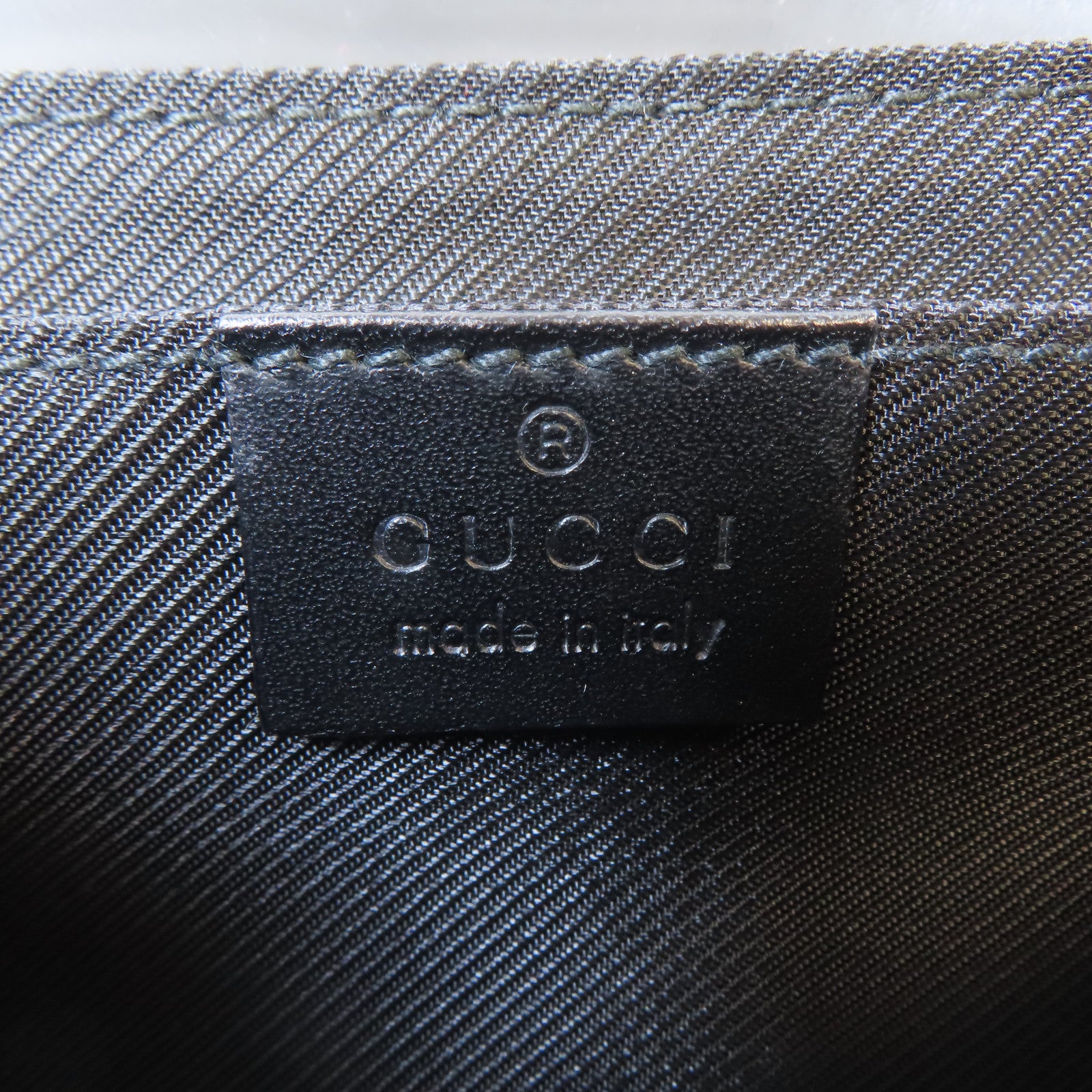GUCCI 【激減優惠】帆布Shoulder Bag銀扣肩背袋藍色