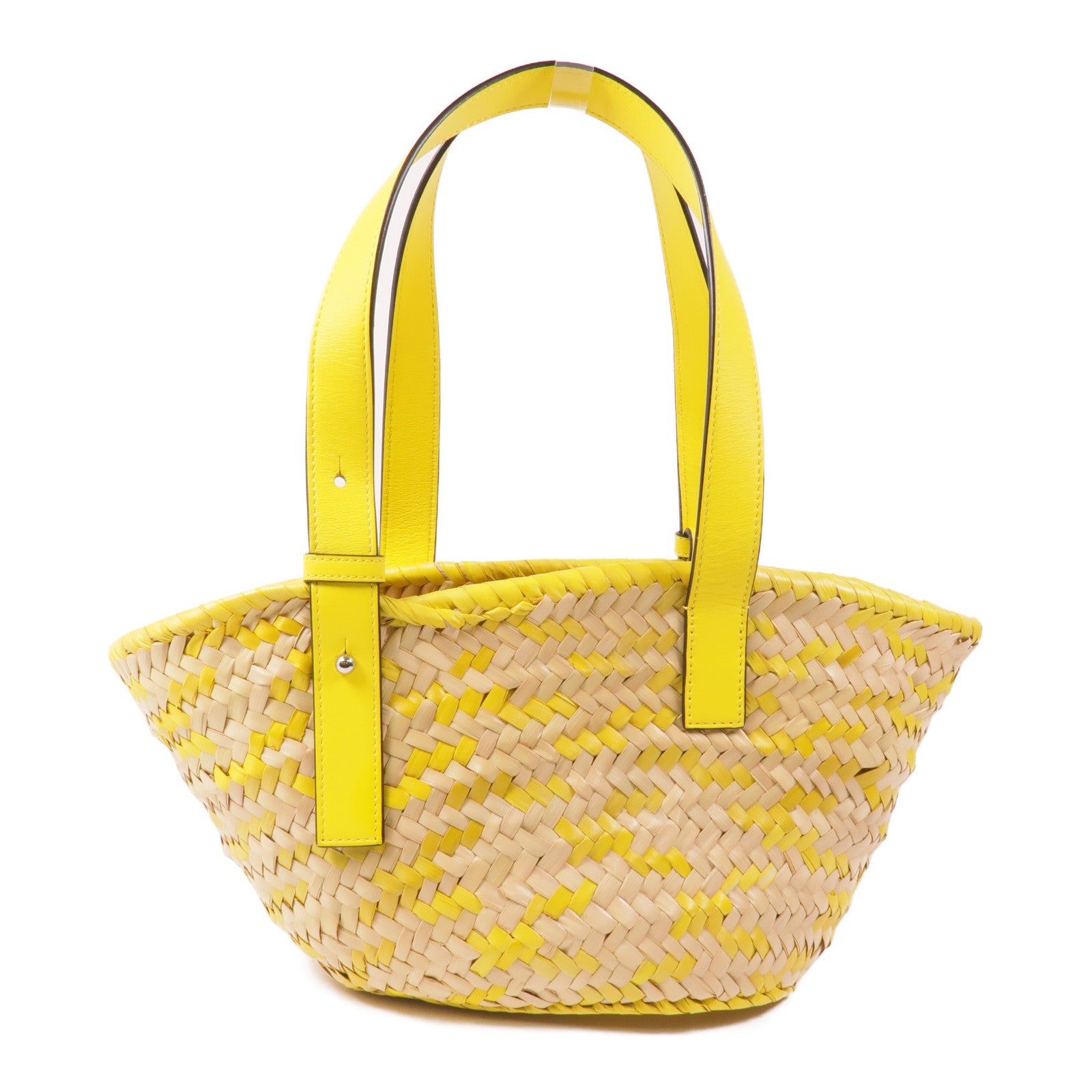 LOEWE 藤料Small Basket手挽袋