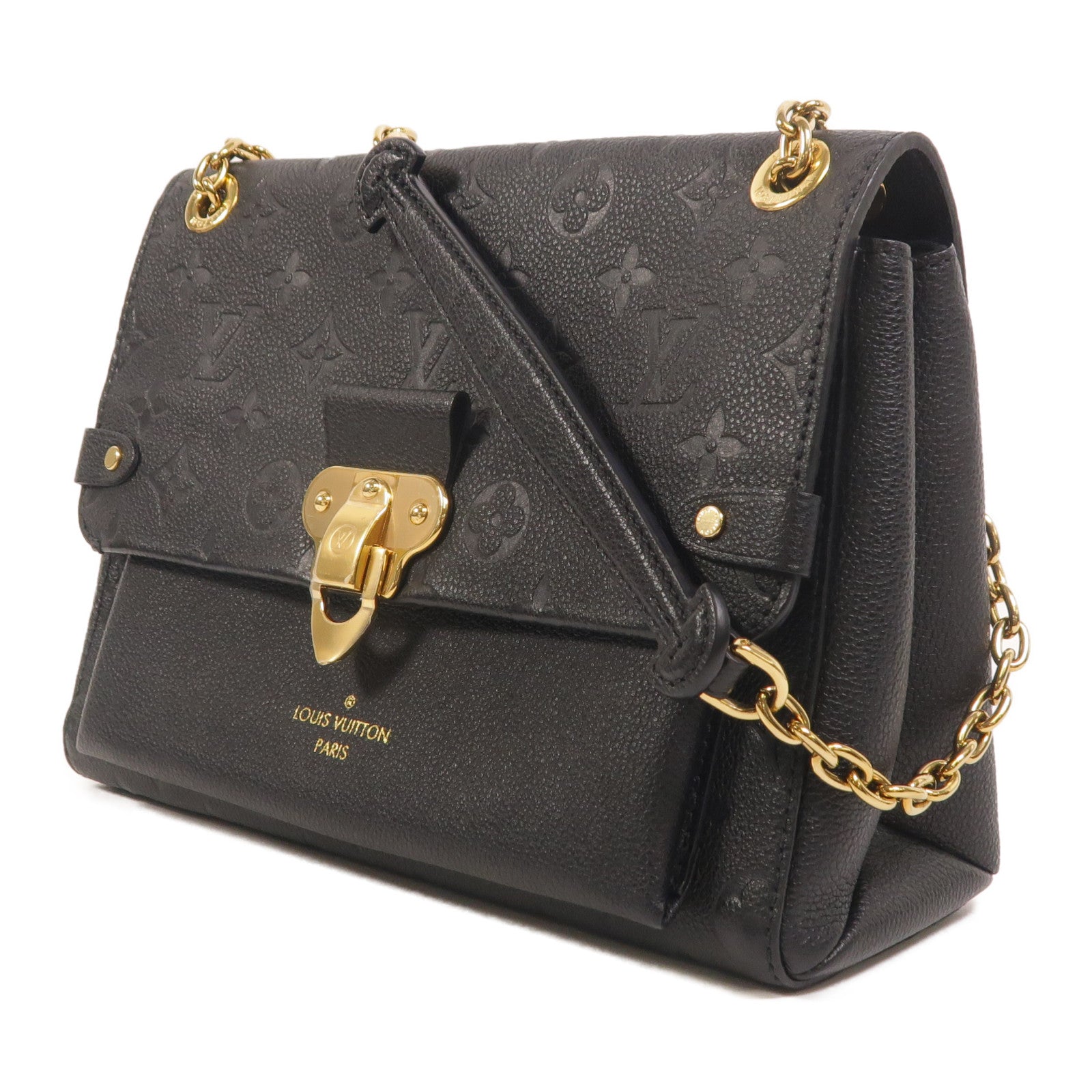LOUIS VUITTON Monogram Empreinte Vavin PM鏈帶肩背袋