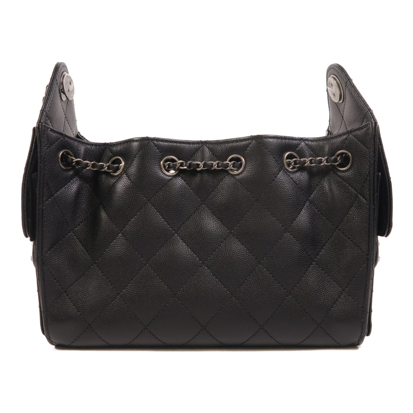 CHANEL 牛皮皮革Chanel 25 Mini金扣鏈帶肩背袋