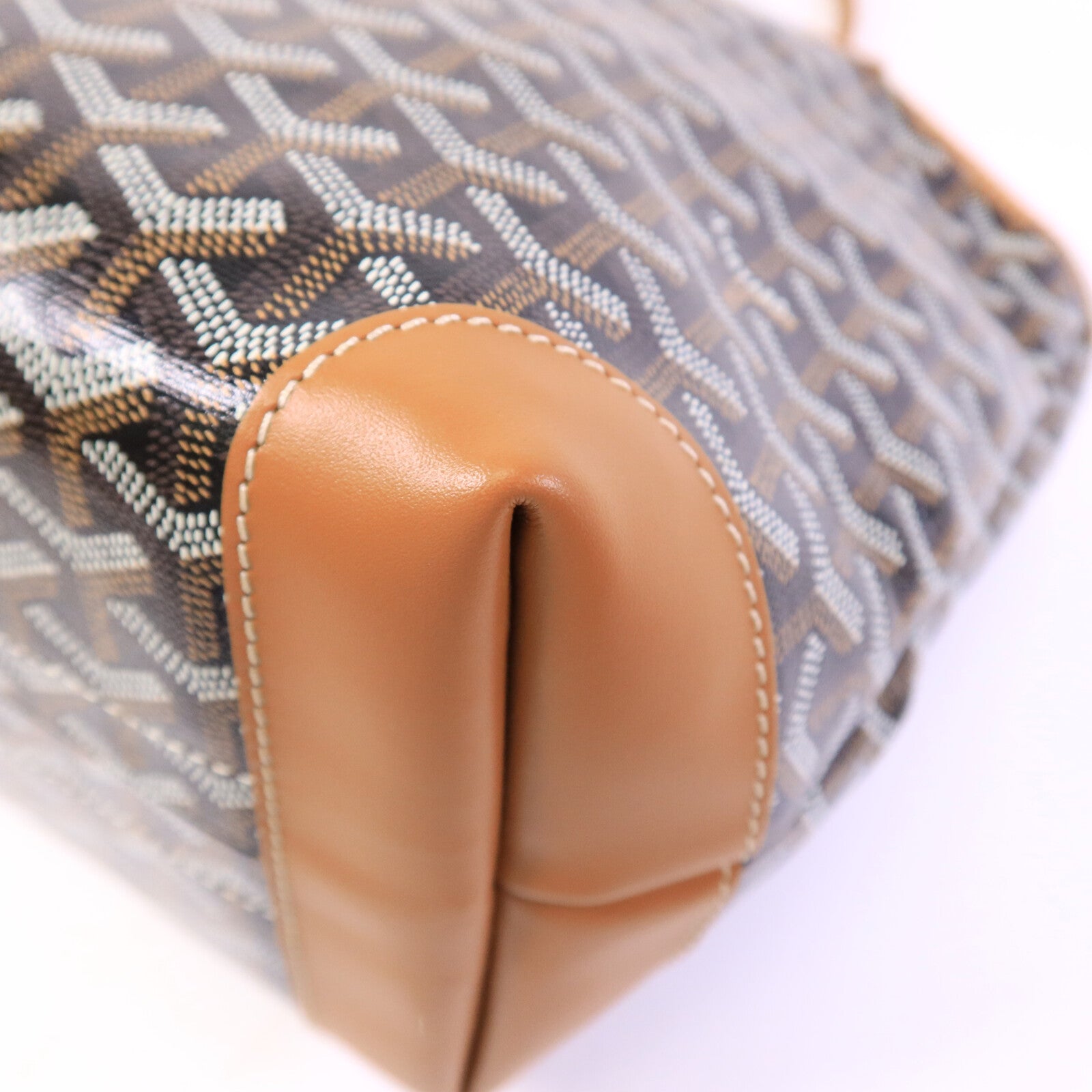 GOYARD 塗層帆布/皮革Bellechasse Biaude PM手挽袋