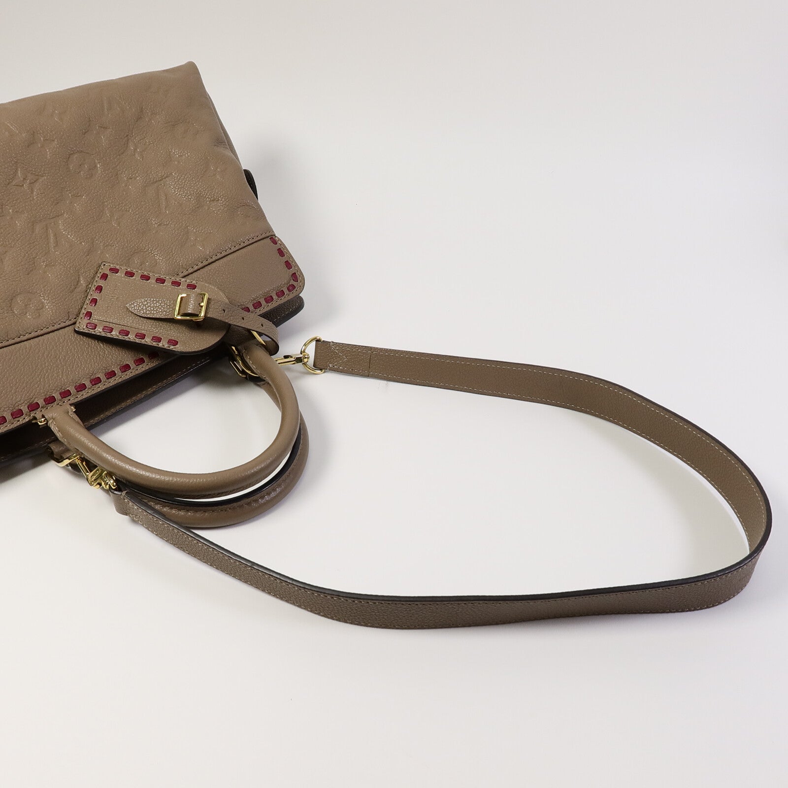 LOUIS VUITTON Monogram Empreinte Vosges MM手挽肩背兩用袋