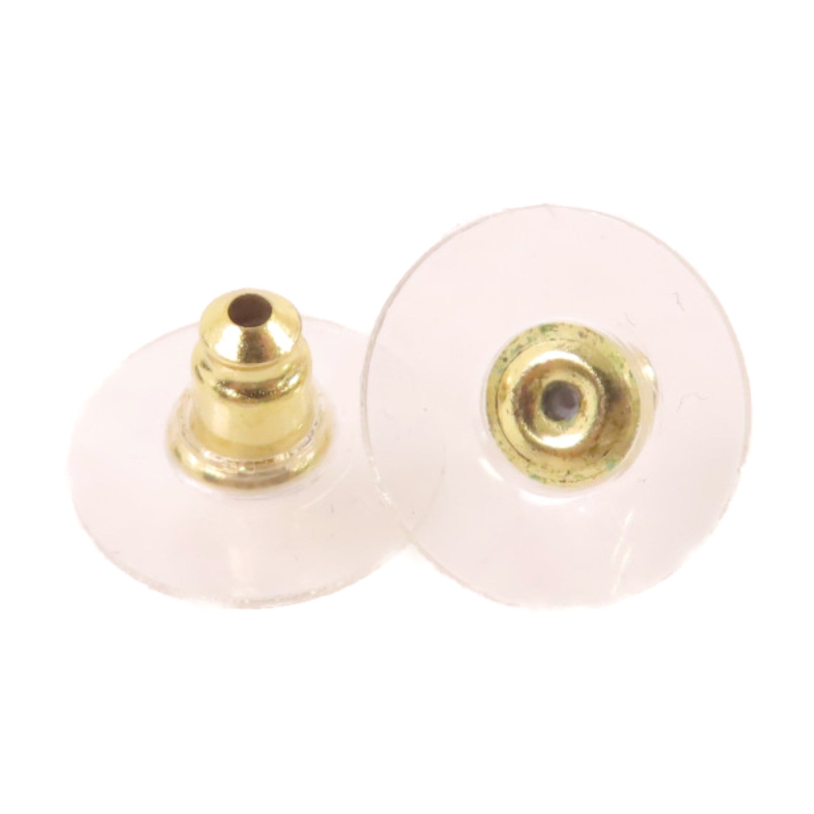 CHANEL 金屬/水晶玻璃/仿珍珠CC Earrings耳環珍珠色/金色