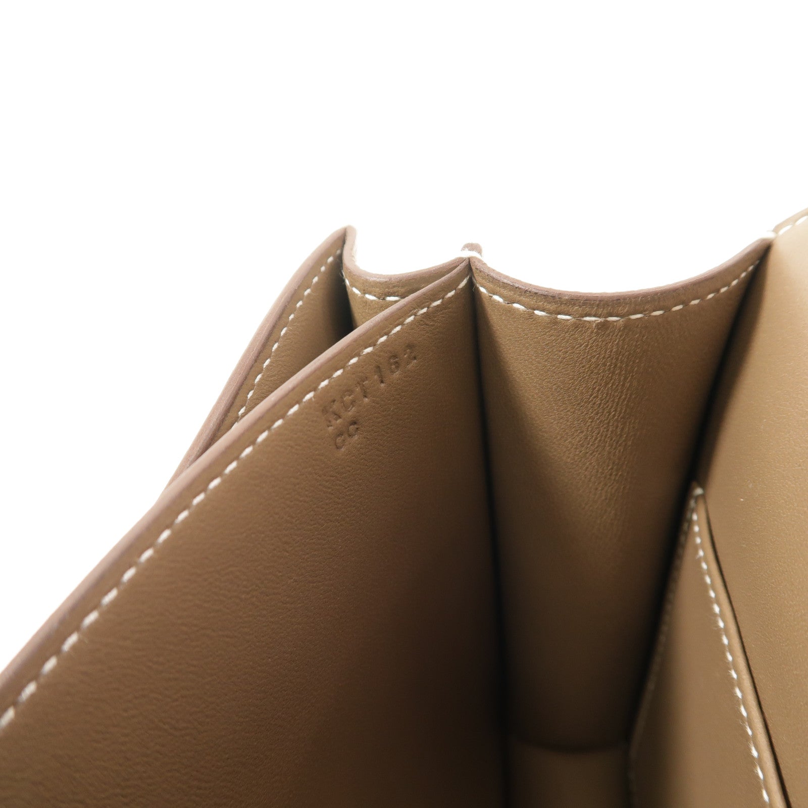 HERMES Epsom皮革Constance Mini肩背袋Etoupe