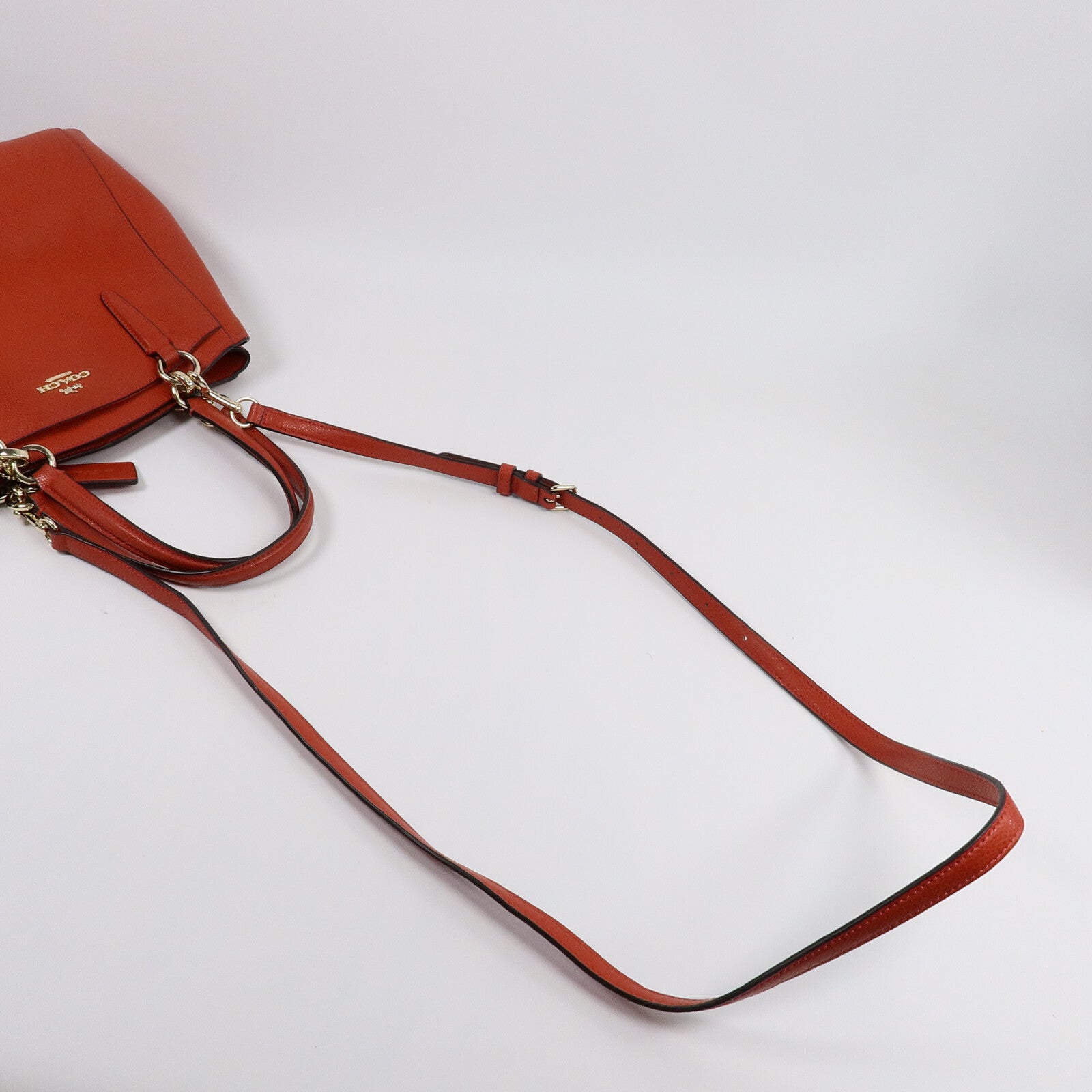 COACH 牛皮皮革2 Way Shoulder Bag手挽肩背兩用袋
