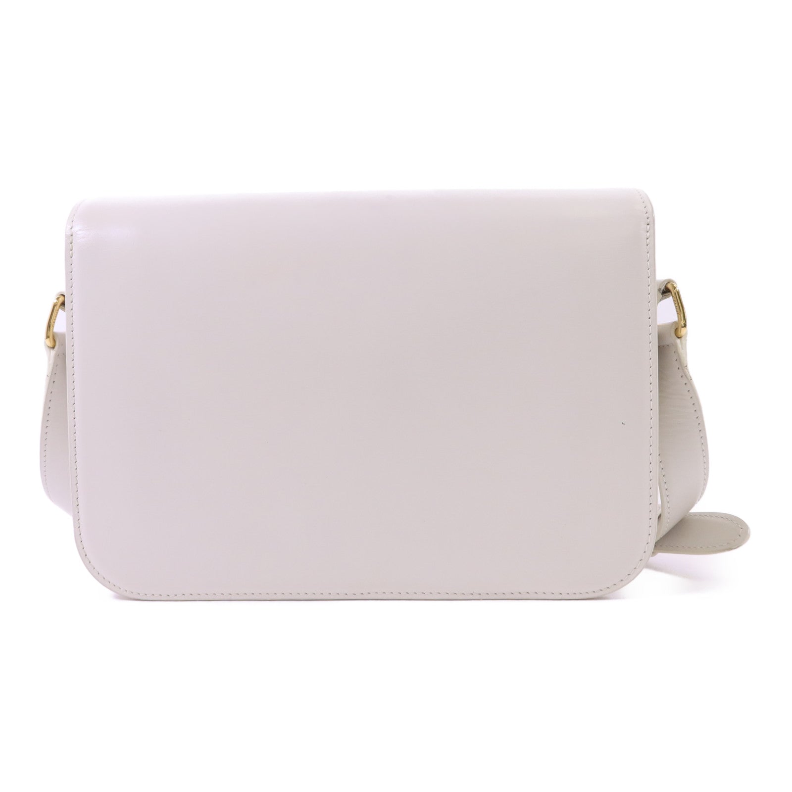 CELINE 牛皮皮革Teen Triomphe金扣肩背袋