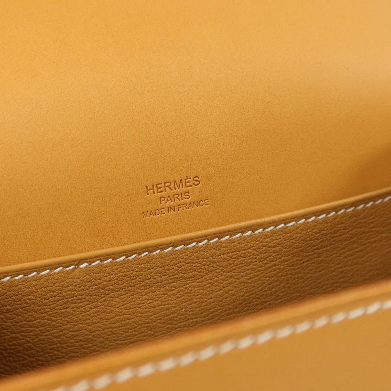 HERMES Barenia皮革Roulis Mini肩背袋Fauve