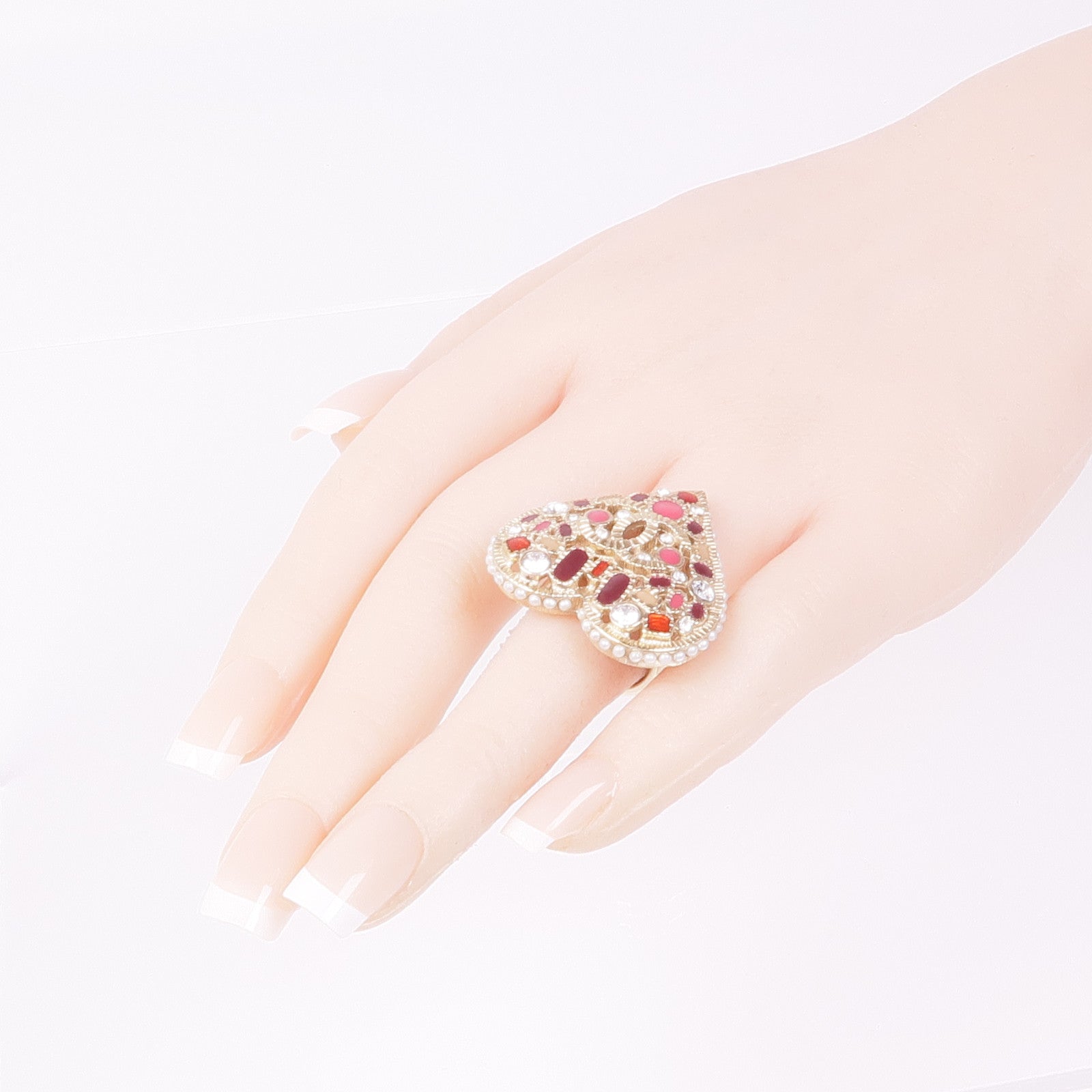 CHANEL 金屬Ring戒指US#6