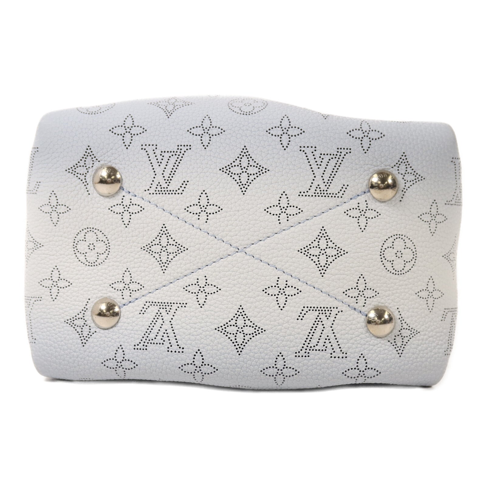 LOUIS VUITTON Mahina Bella銀扣鏈帶肩背袋