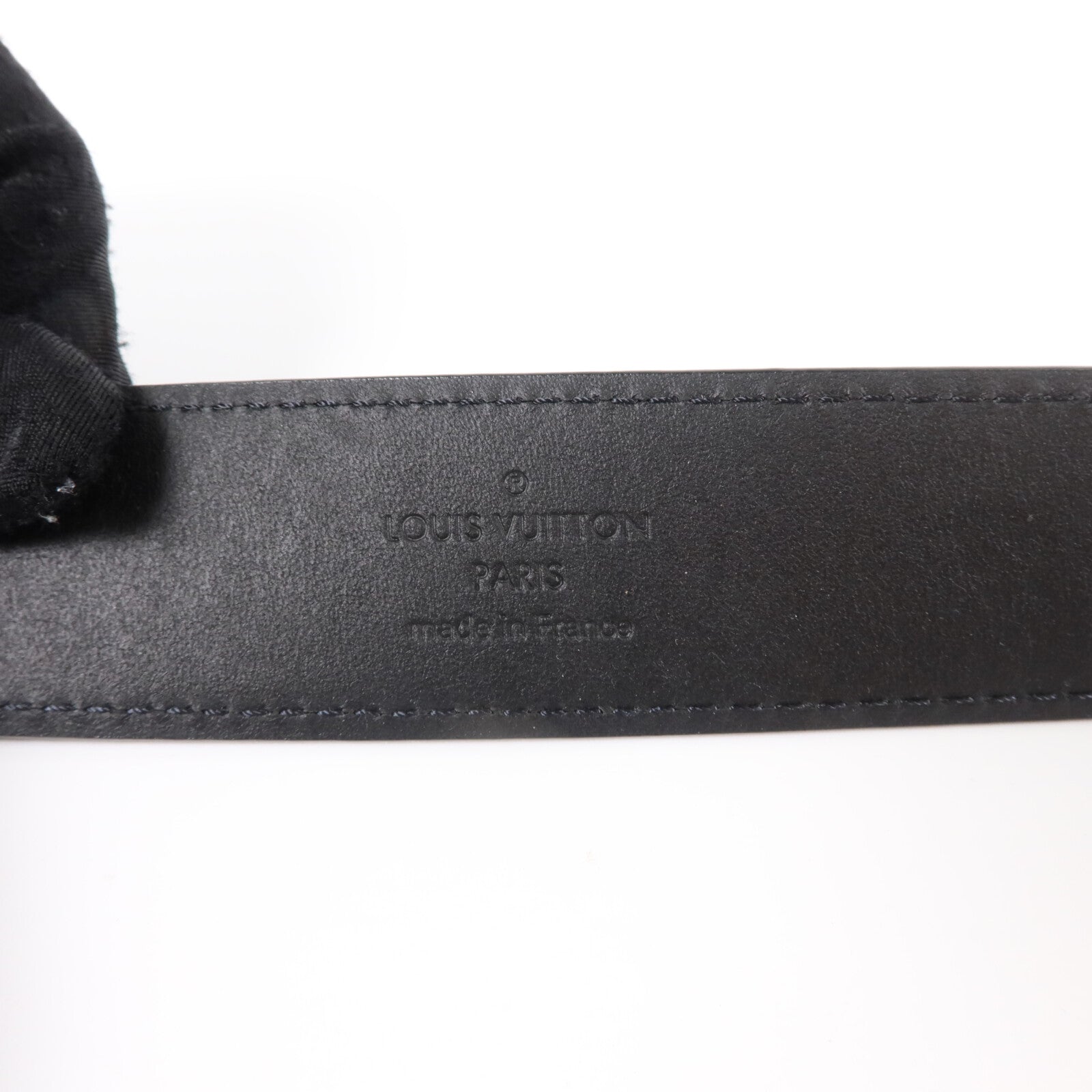 LOUIS VUITTON Damier Graphite Ceinture Ellipse Belt 90cm皮帶