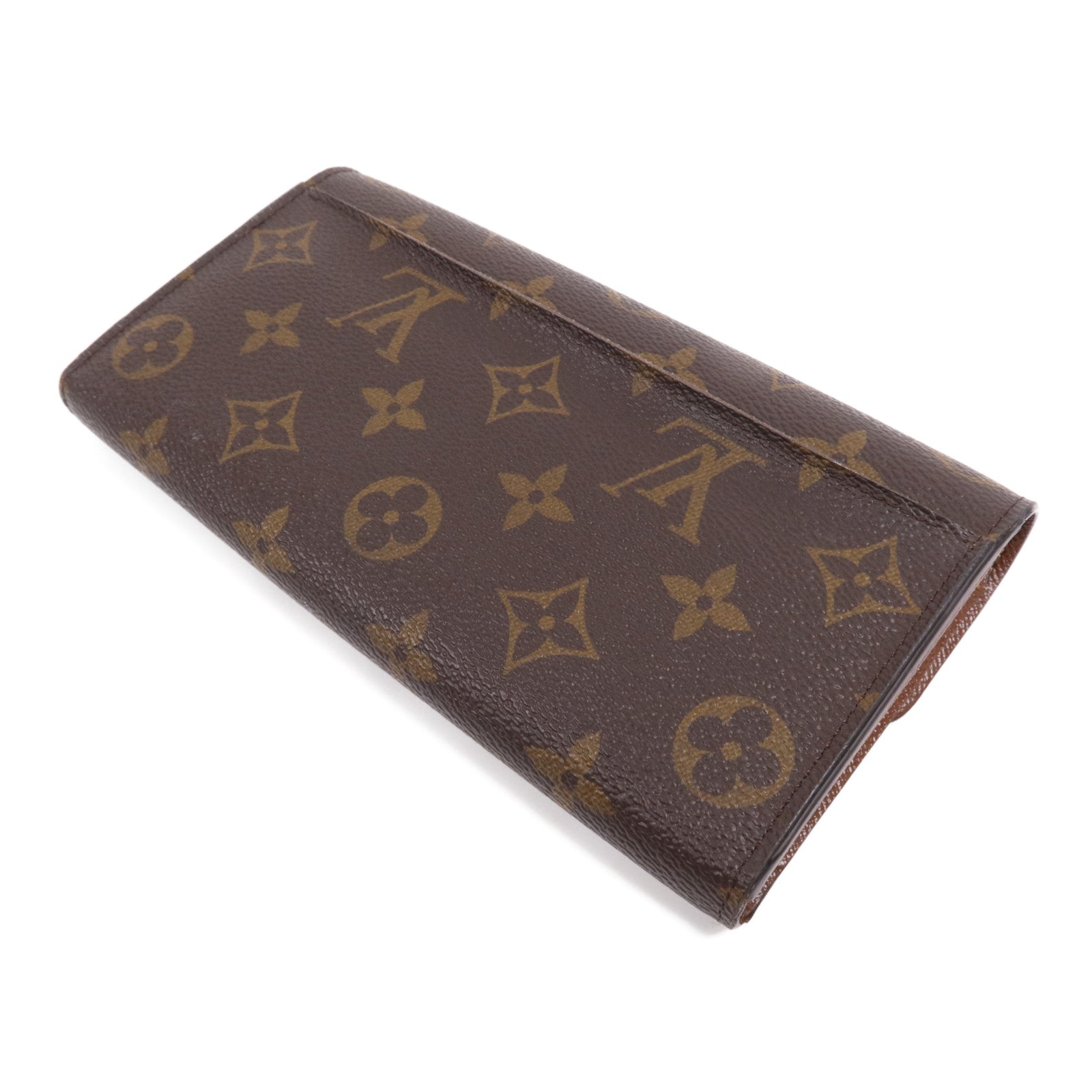 LOUIS VUITTON Monogram Sarah金扣長錢包