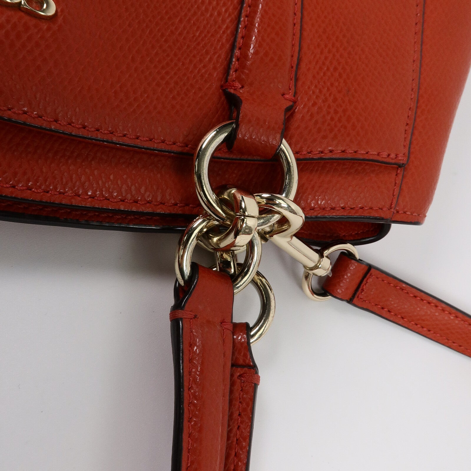 COACH 牛皮皮革2 Way Shoulder Bag手挽肩背兩用袋