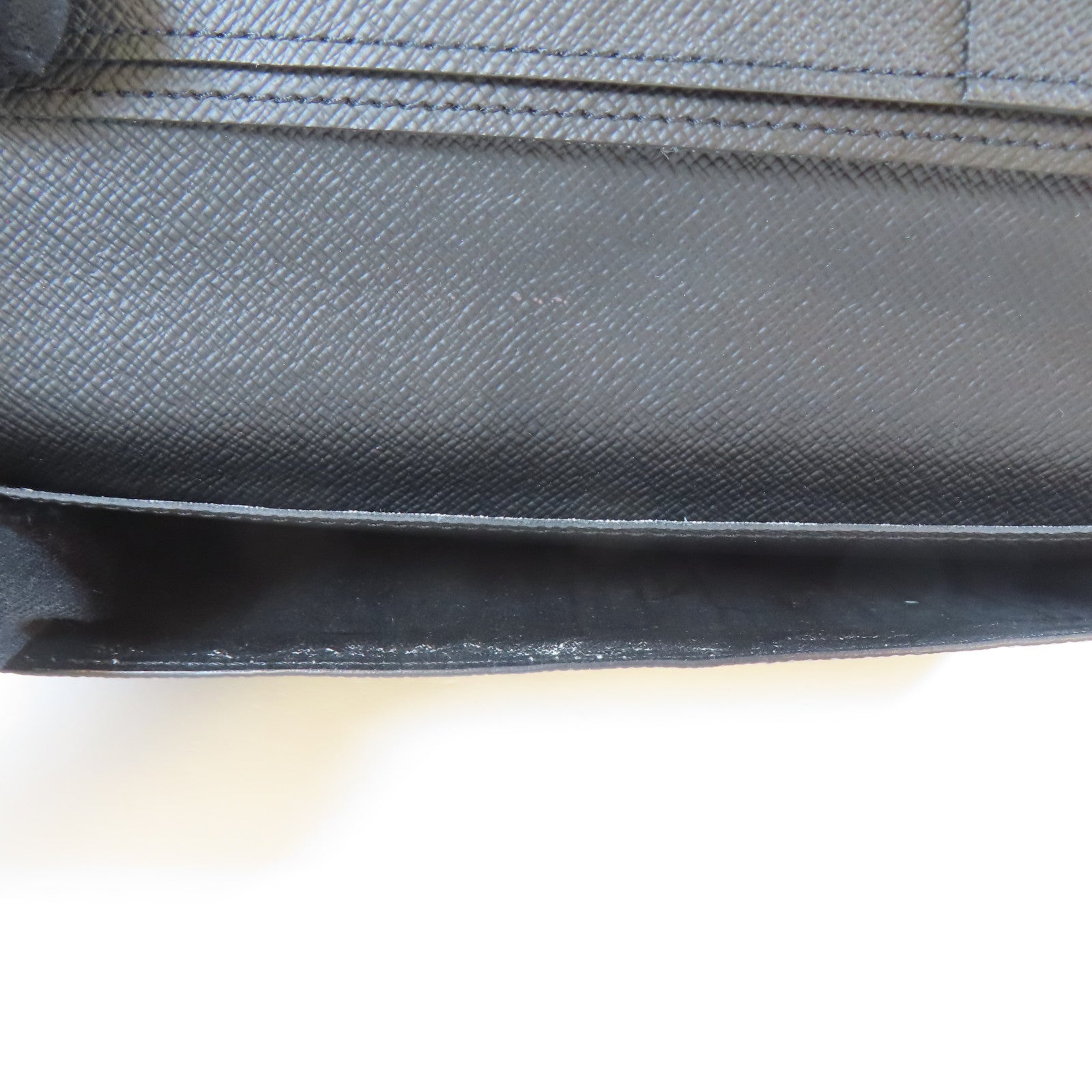 LOUIS VUITTON Damier Graphite Long Bifold Wallet長錢包黑色