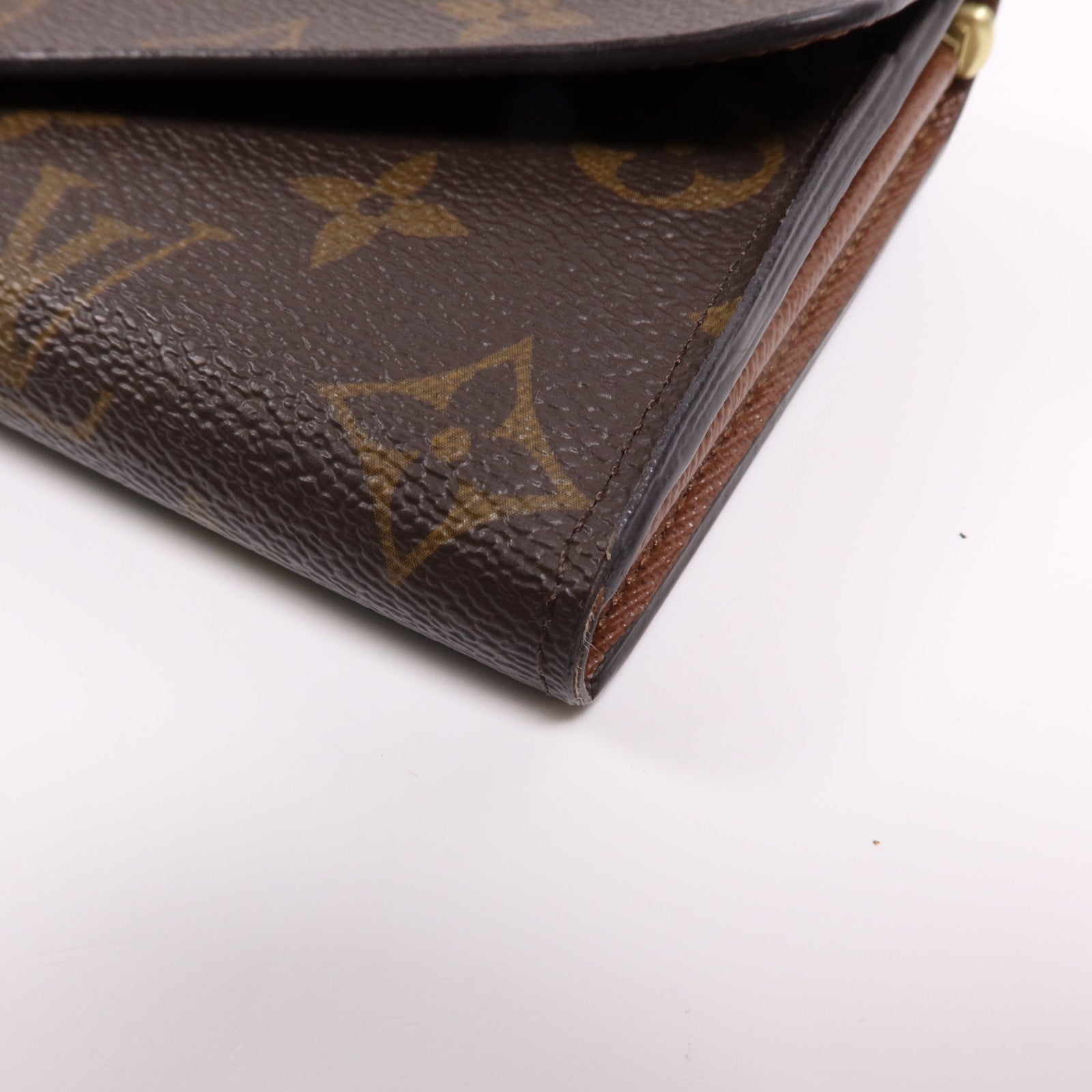 LOUIS VUITTON Monogram Sarah金扣長錢包