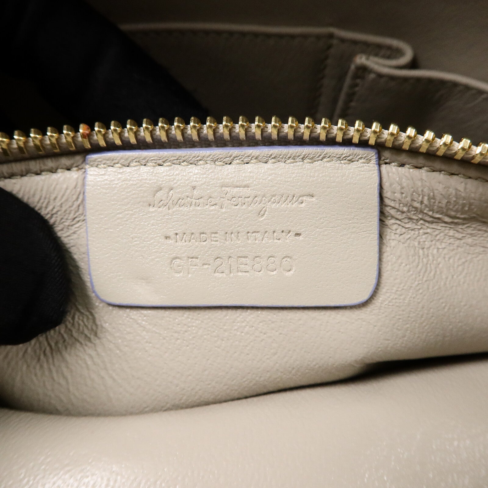 Salvatore Ferragamo 蛇皮皮革Fiamma手挽肩背兩用袋