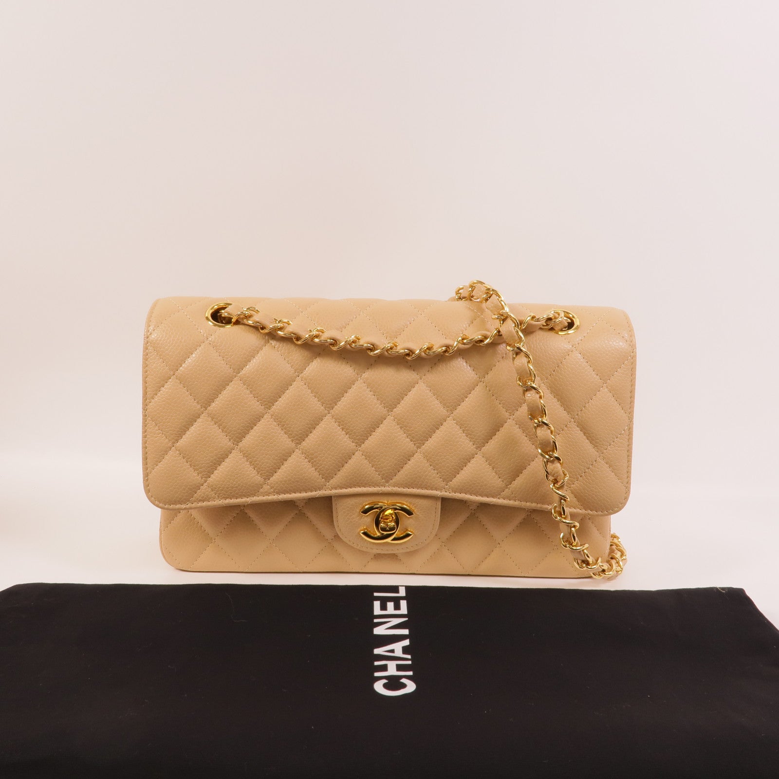 CHANEL 牛皮皮革Classic 25鏈帶肩背袋