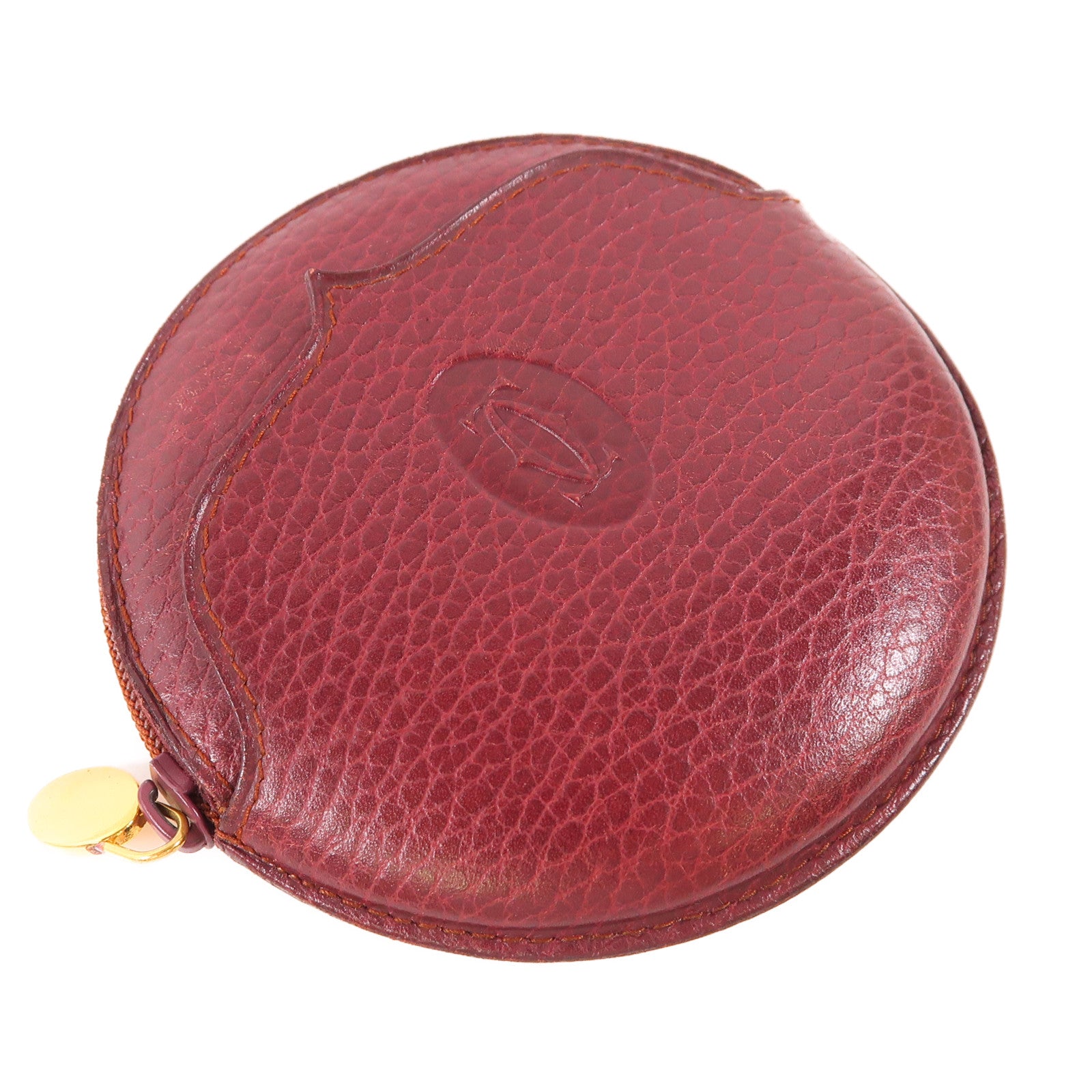 CARTIER 牛皮皮革Coin Case金扣零錢包