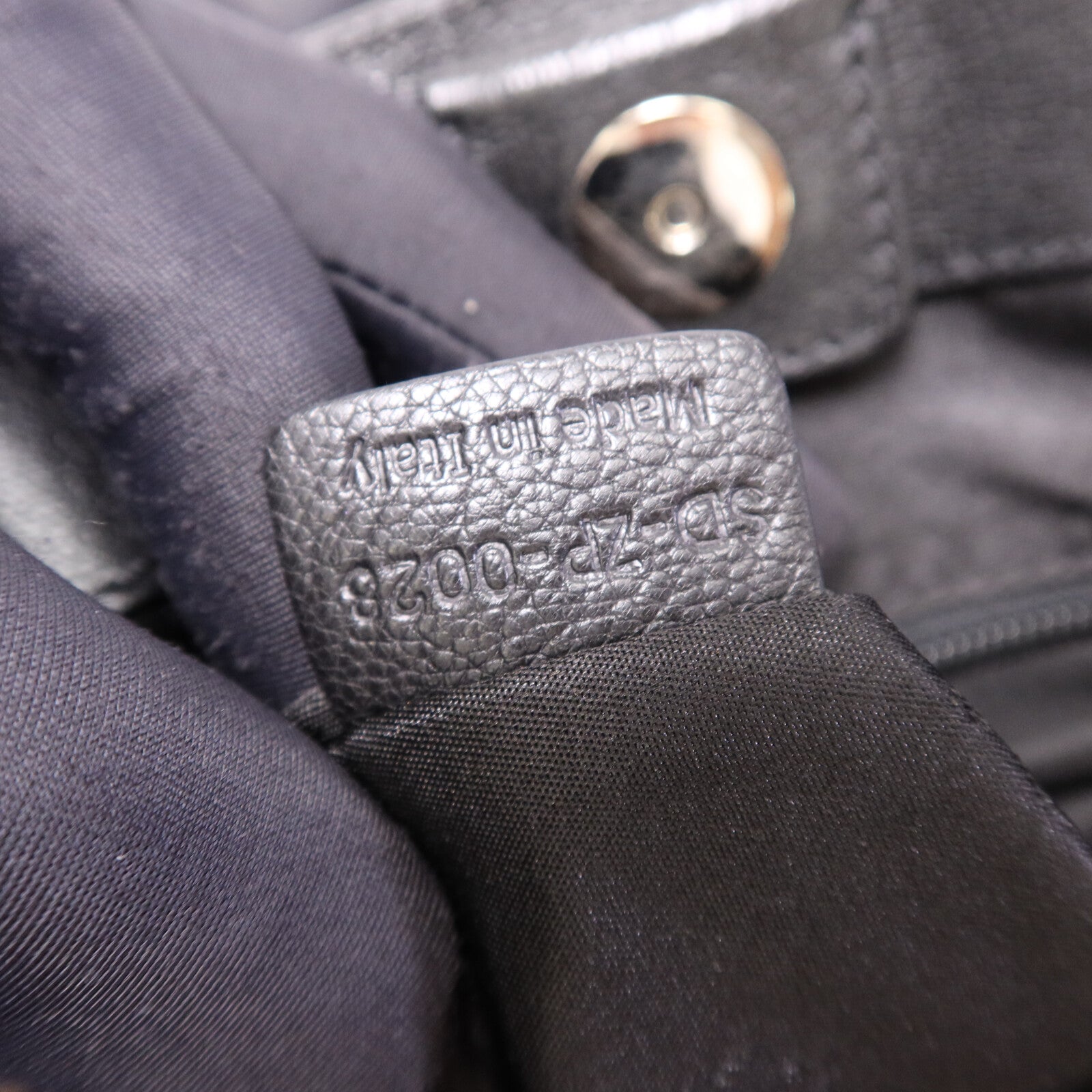 CELINE 牛皮皮革Shoulder Bag銀扣手挽肩背兩用袋
