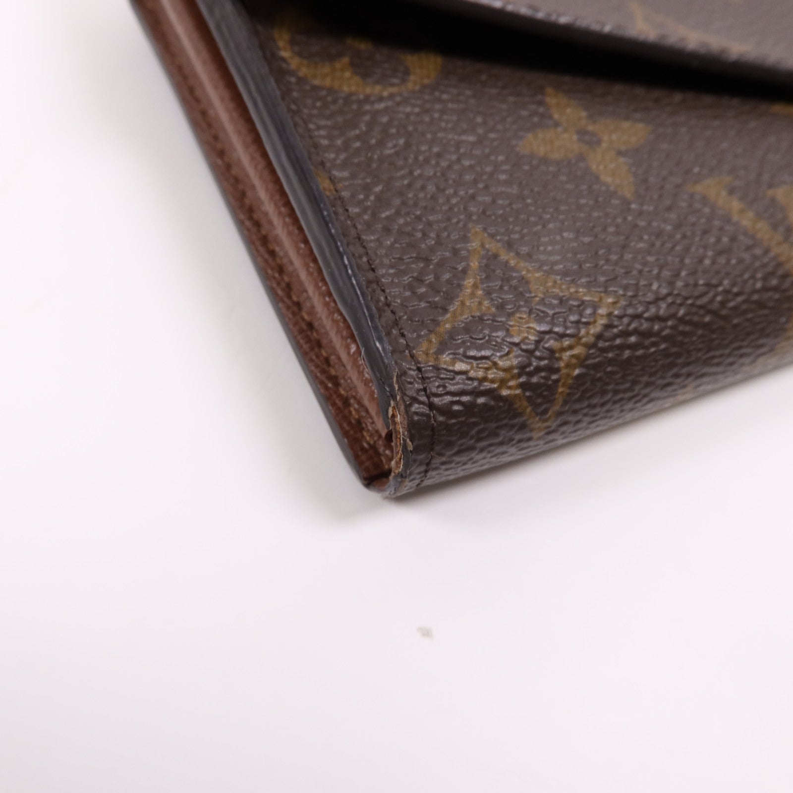 LOUIS VUITTON Monogram Sarah金扣長錢包