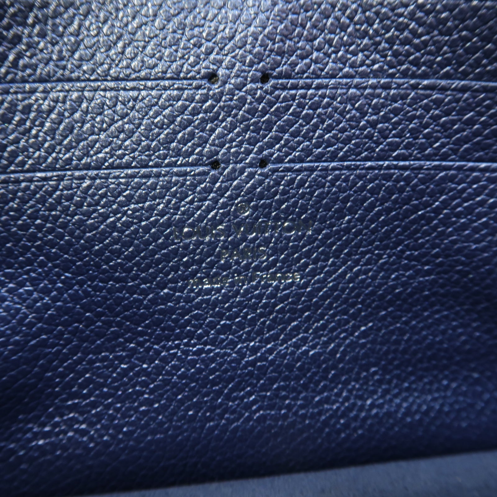 LOUIS VUITTON 【激減優惠】Monogram Empreinte Vavin Shoulder Bag銀扣肩背袋藍色