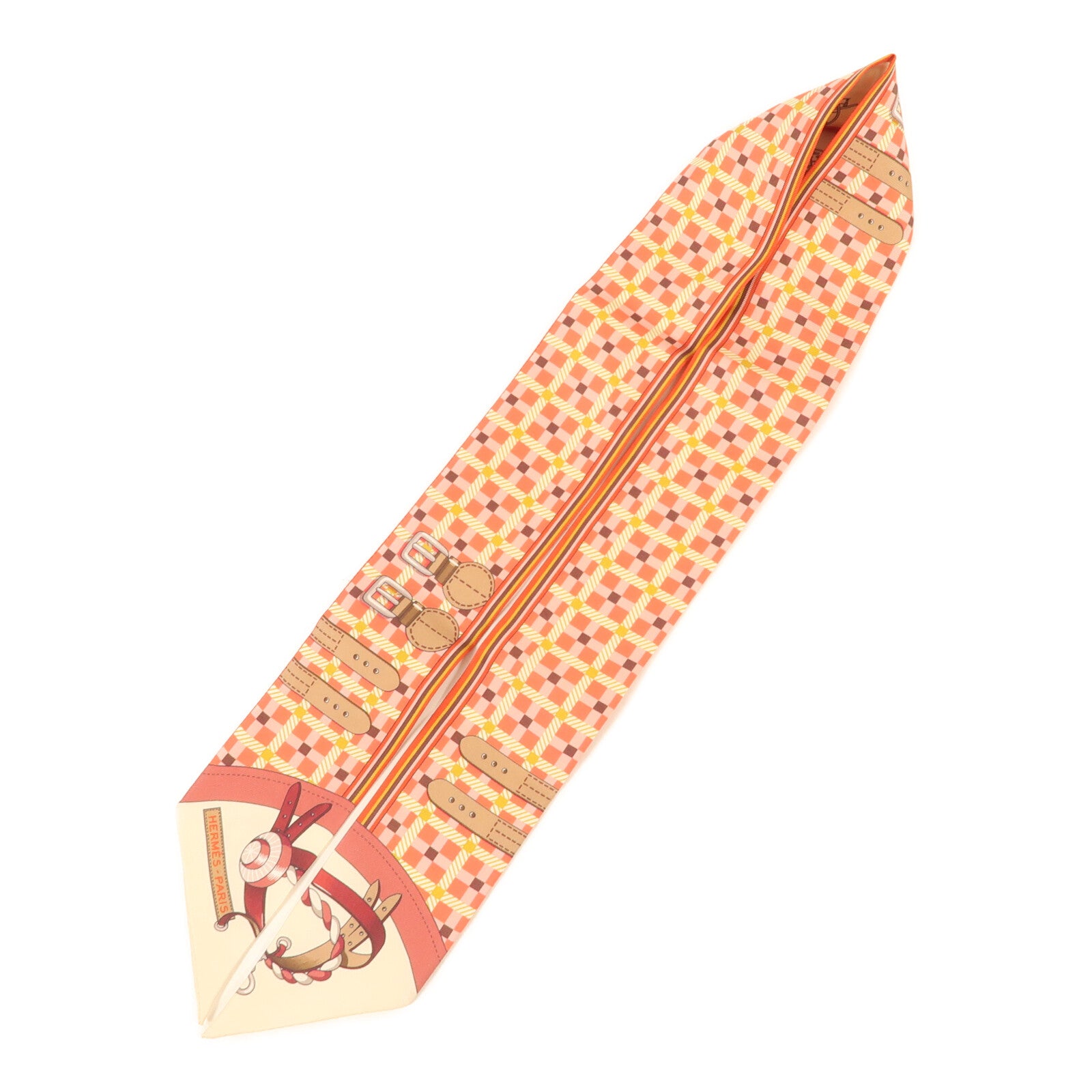 HERMES 絲質Twilly絲巾