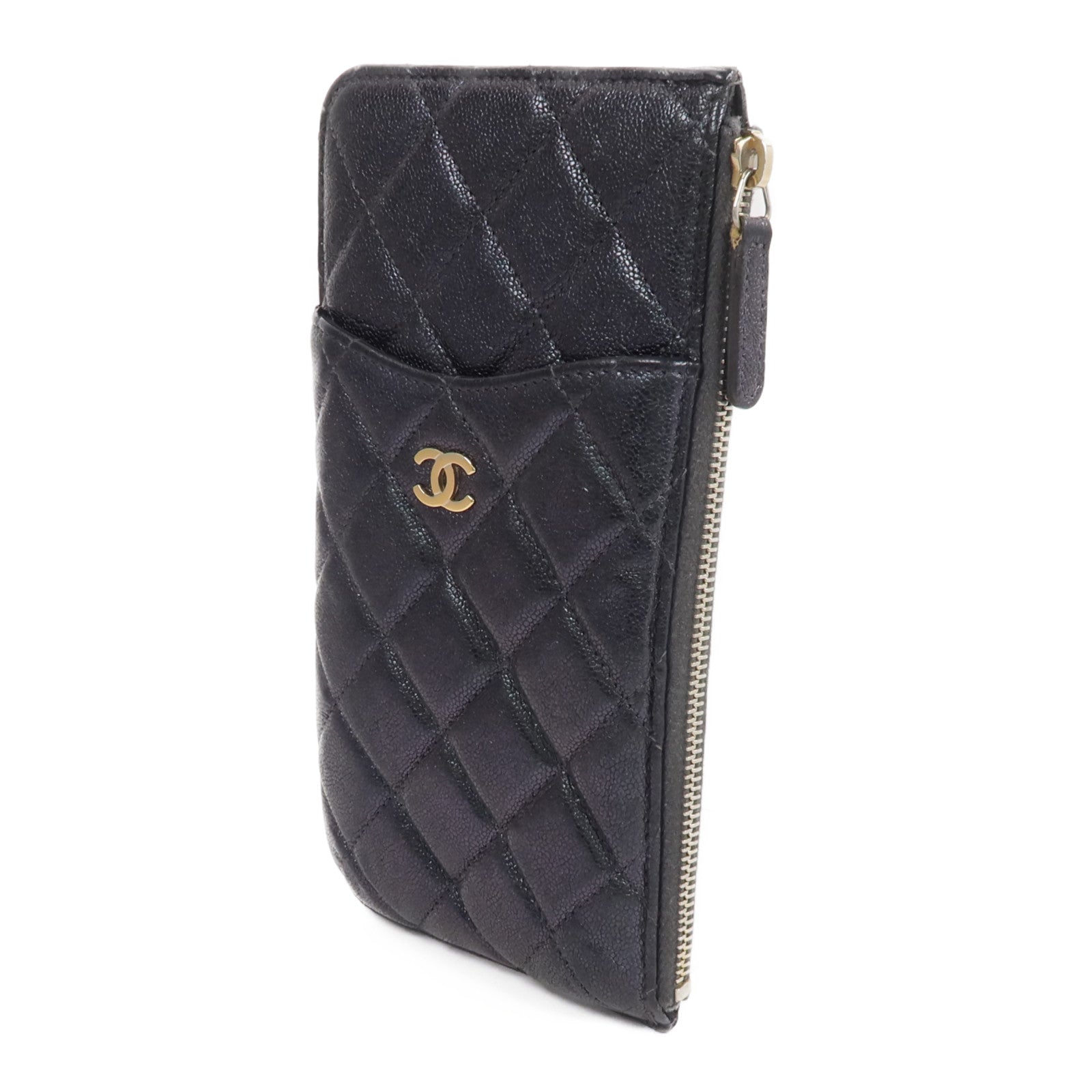 CHANEL 牛皮皮革Classic Phone Pouch With Zipper長錢包