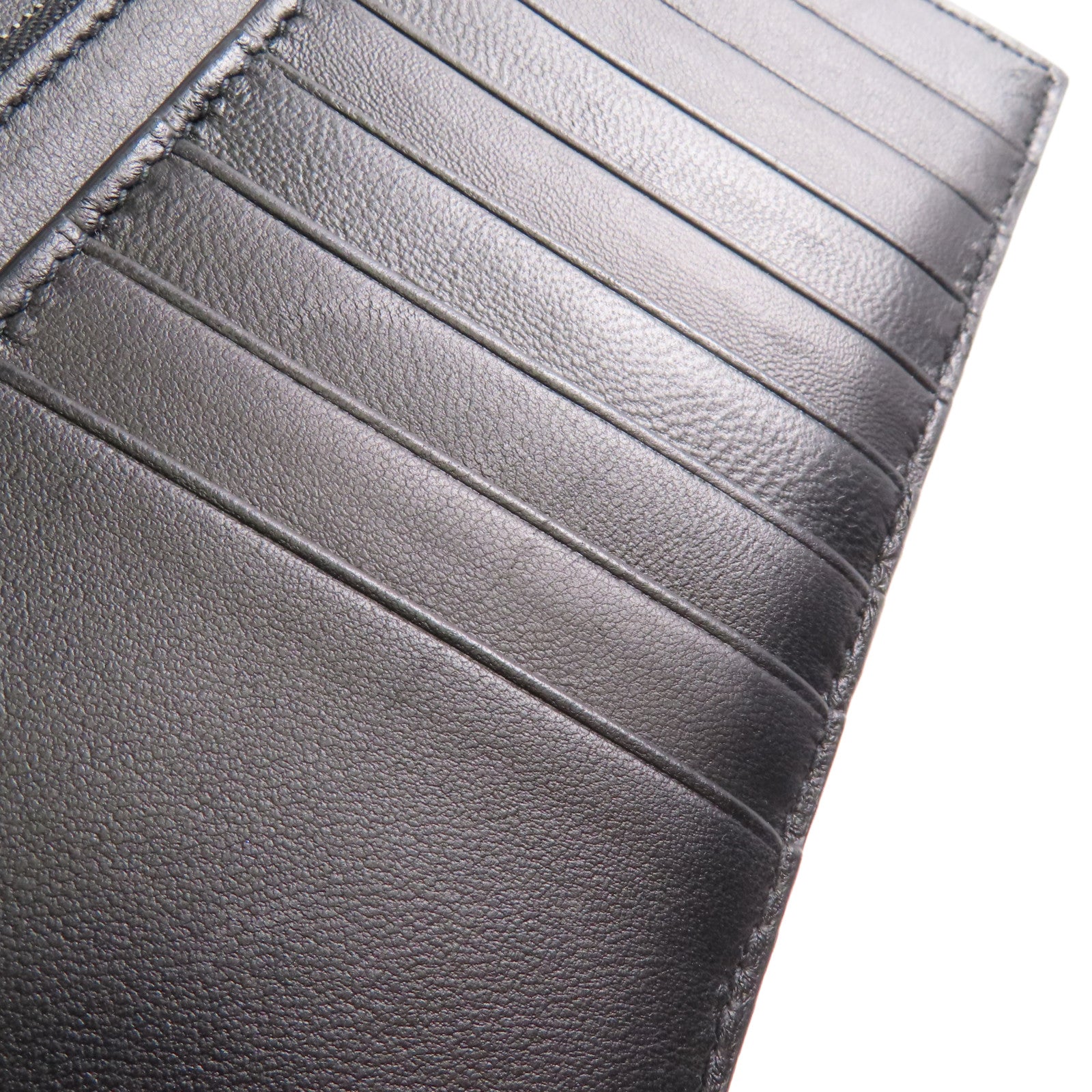 BALENCIAGA Long Wallet Long Calfskin Leather 594692.1090 Black