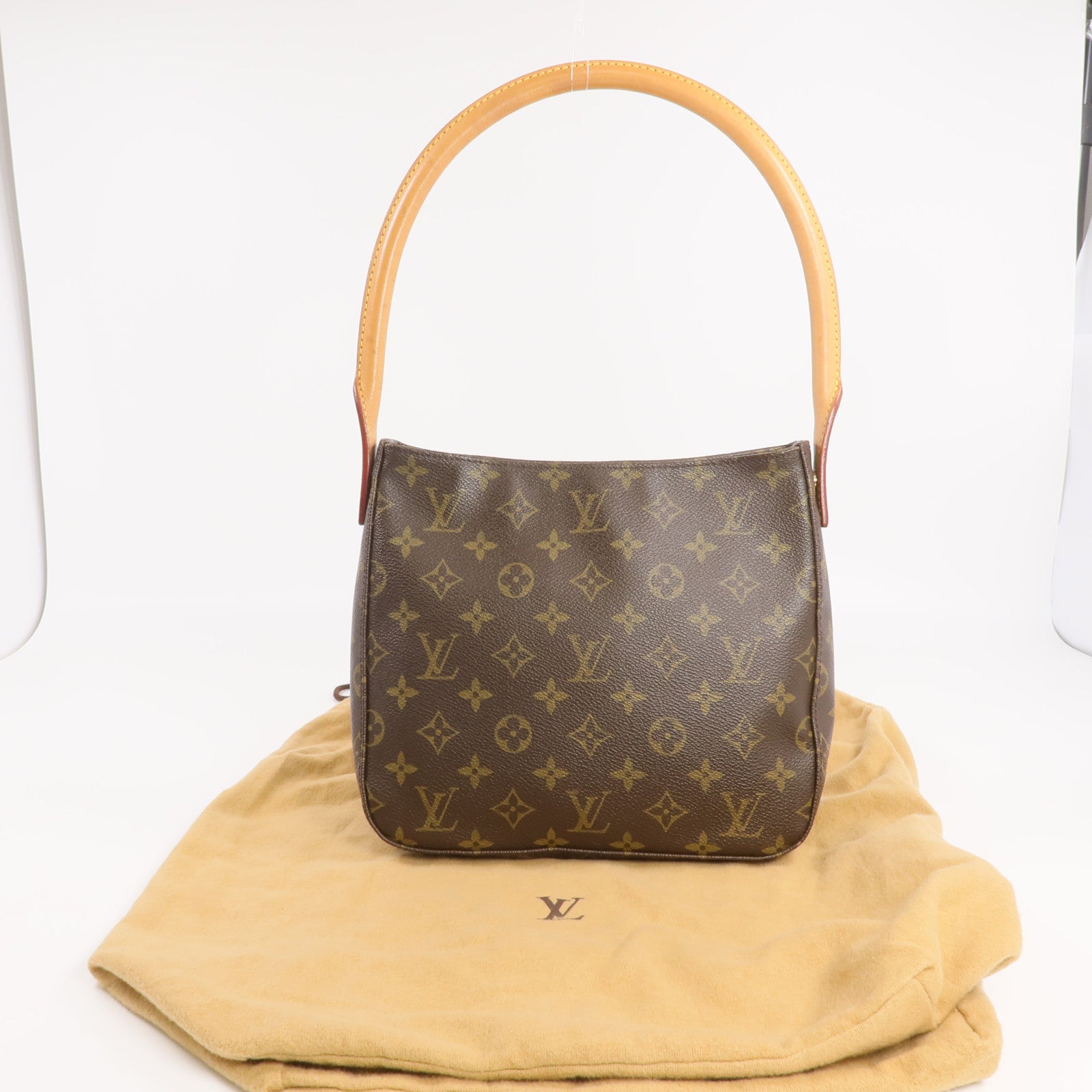 LOUIS VUITTON Monogram Looping MM金扣肩背袋