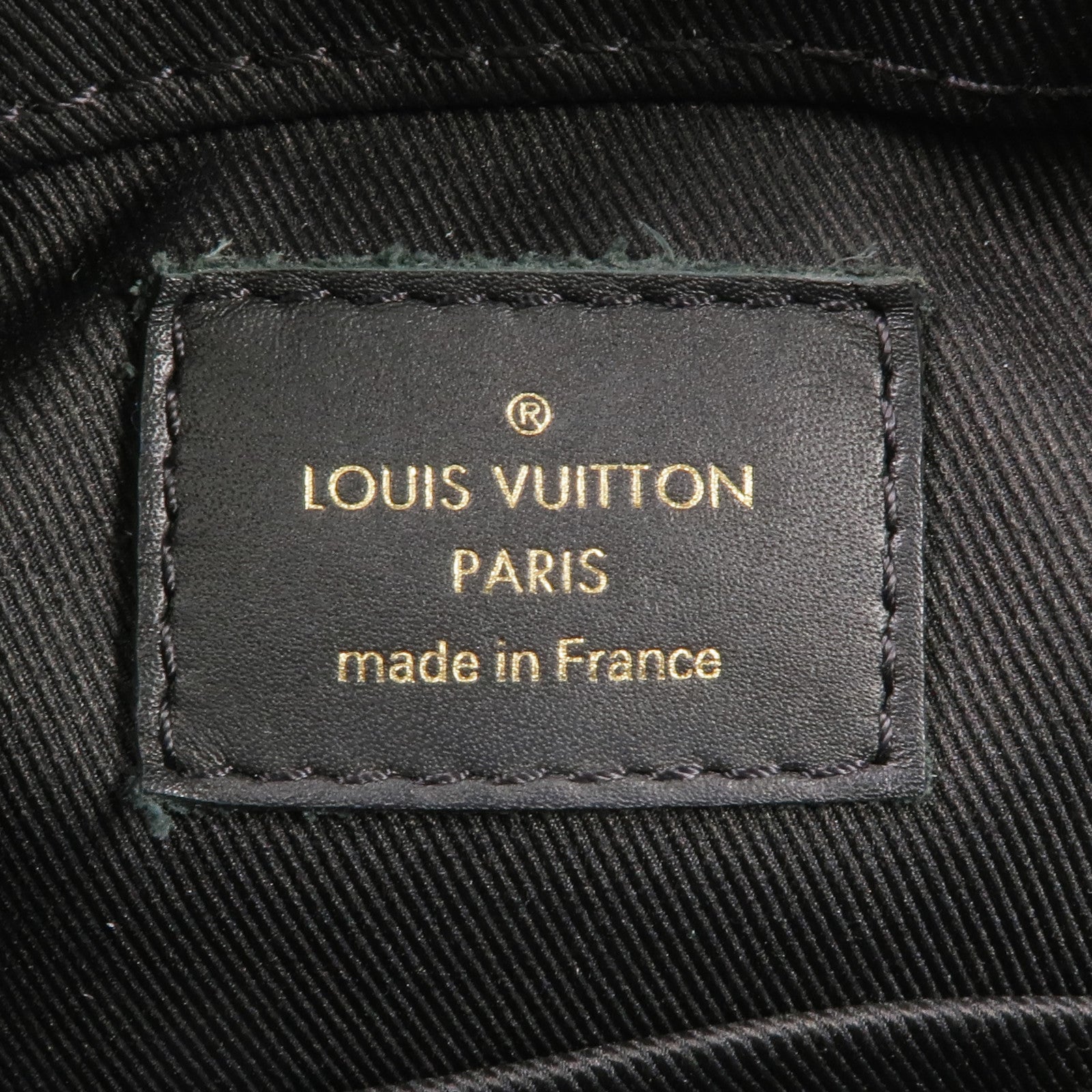 LOUIS VUITTON Monogram/牛皮皮革Saintonge金扣手挽袋棕色