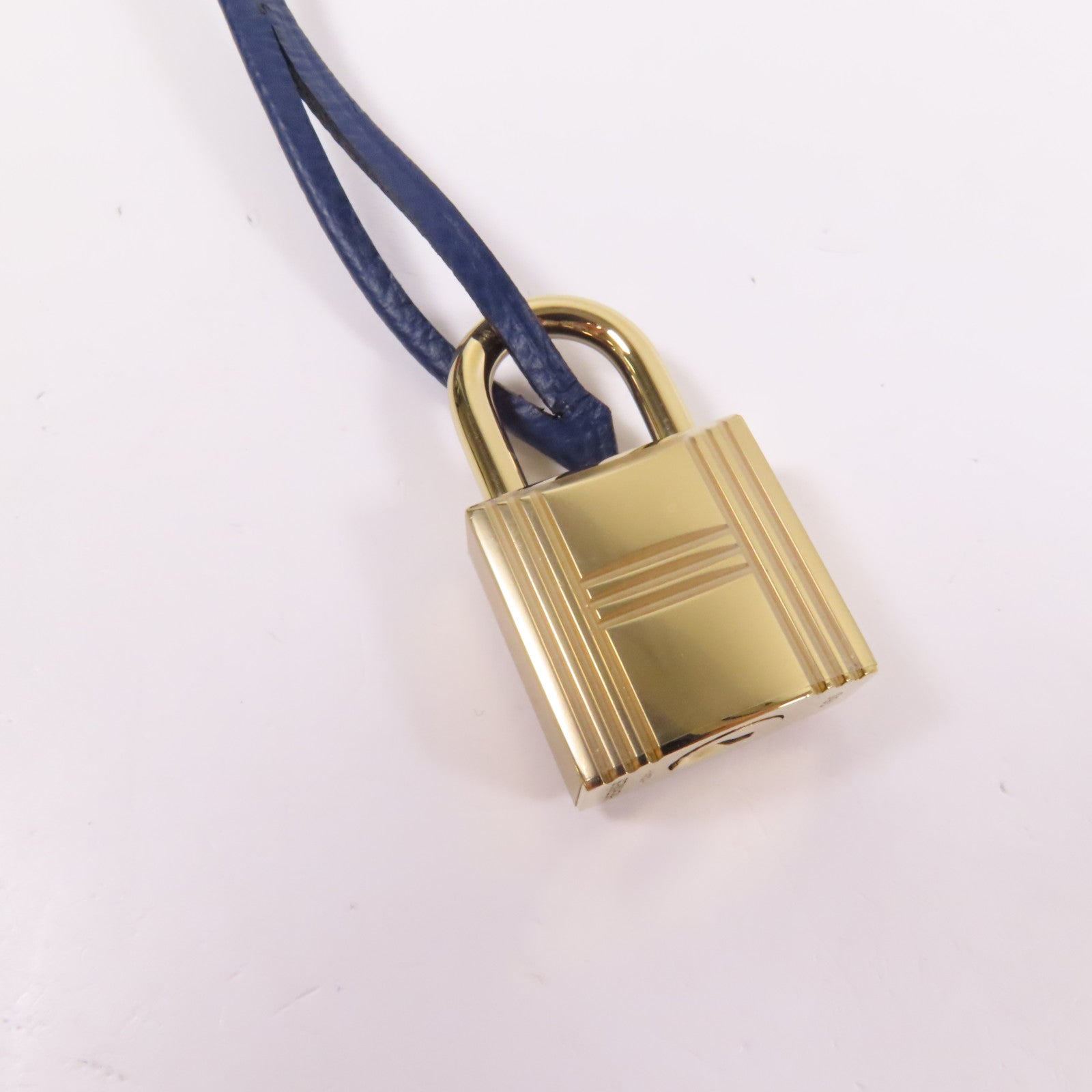 HERMES Epsom/Clemence皮革Kelly 28金扣手挽肩背兩用袋 Bleu Saphir/ Brique