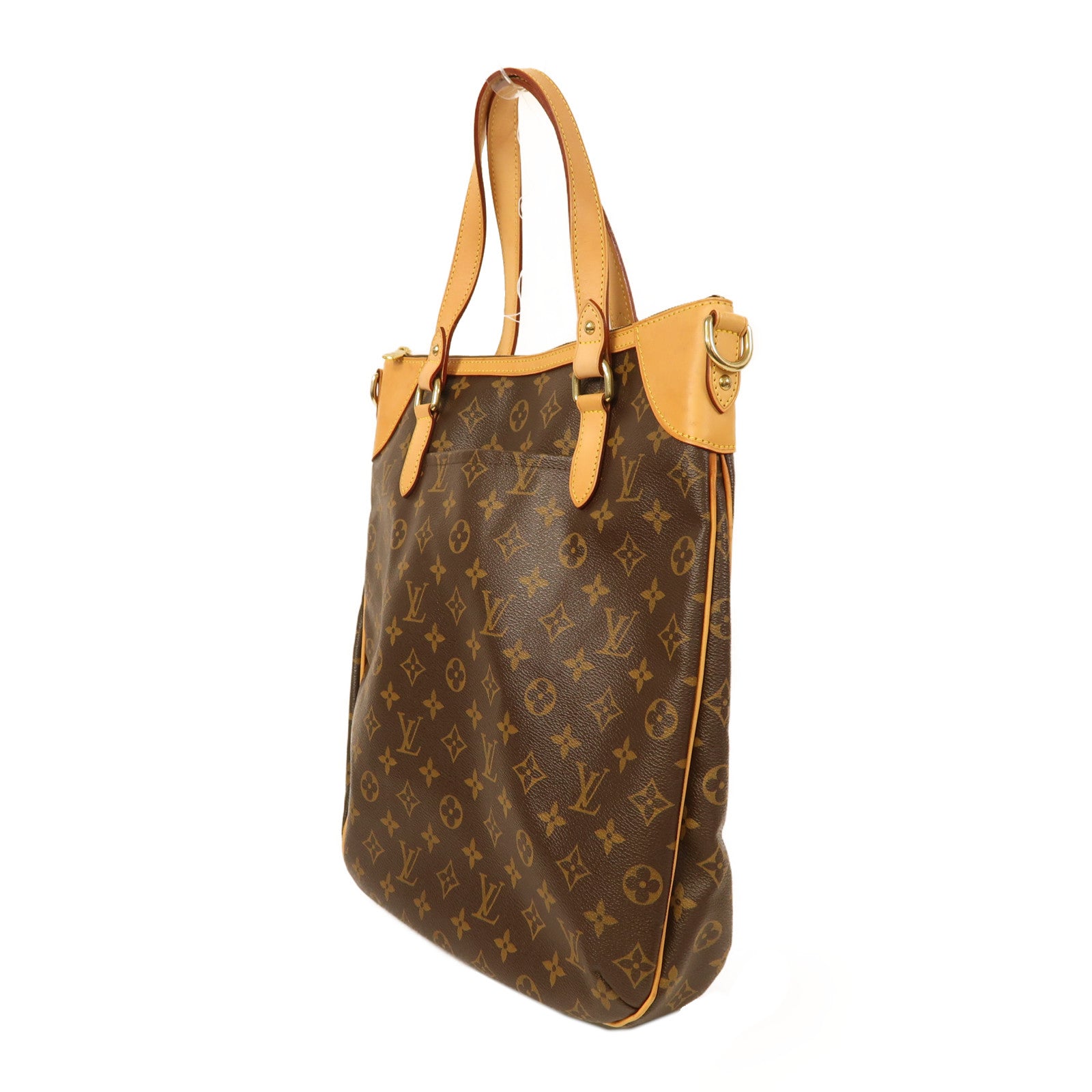 LOUIS VUITTON Monogram Odeon GM金扣手挽肩背兩用袋啡色