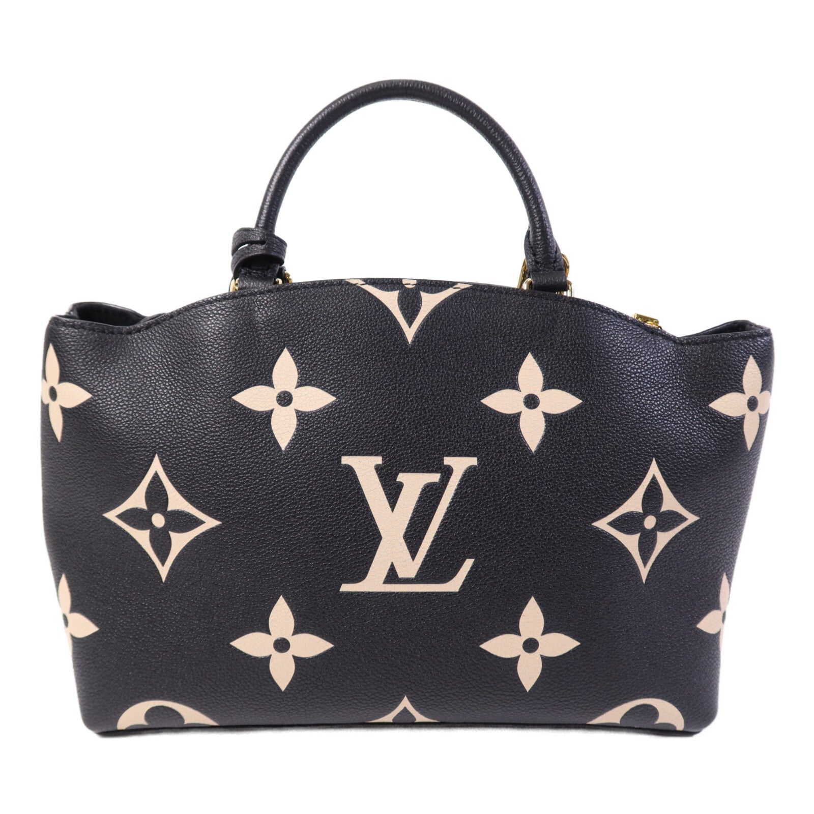 LOUIS VUITTON Monogram Empreinte Petit Palais金扣手挽肩背兩用袋