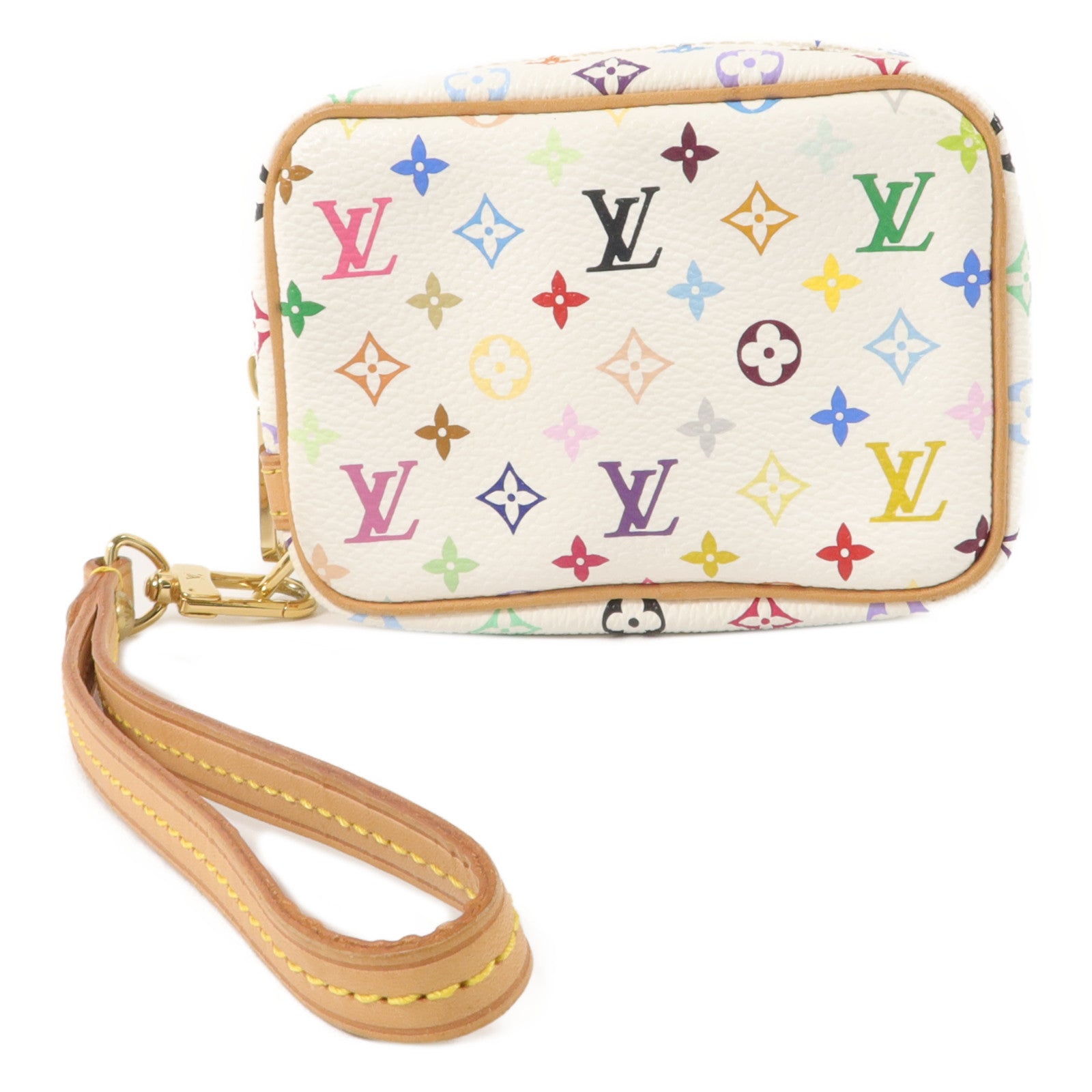 LOUIS VUITTON Monogram Multicolore Takashi Murakami Trousse Wapity Pouch小袋