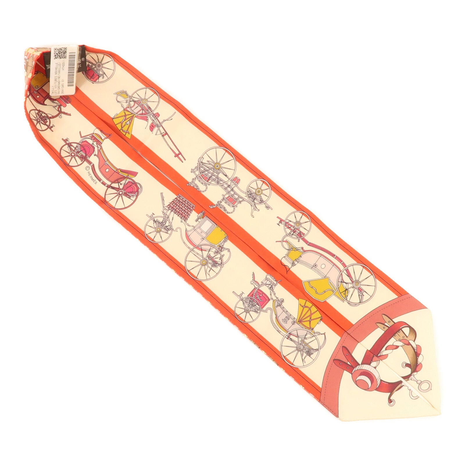 HERMES 絲質Twilly絲巾