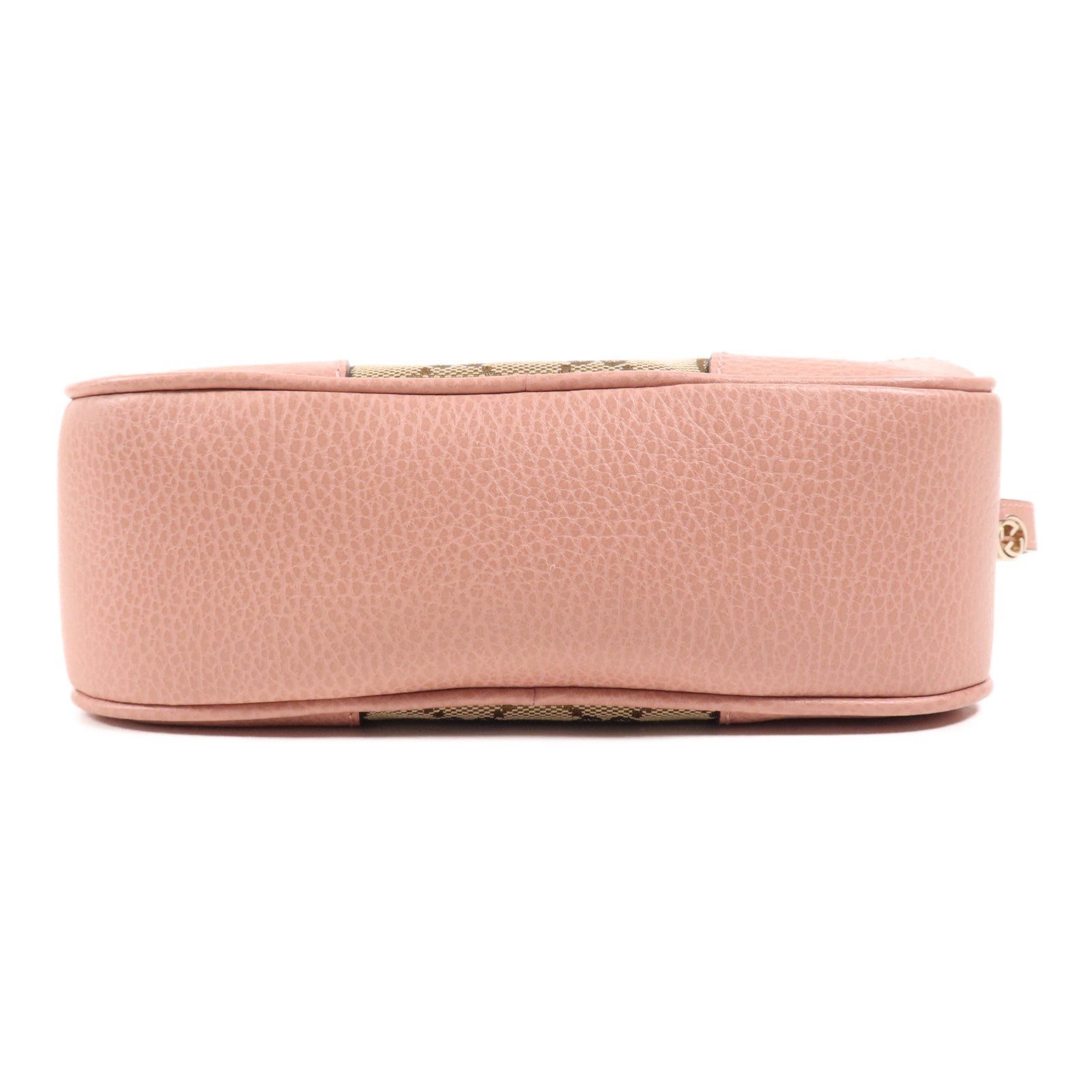 GUCCI 【激減優惠】帆布/皮革Shoulder Bag金扣肩背袋