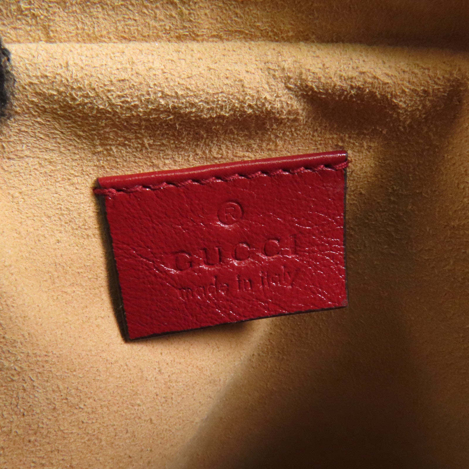 GUCCI 【激減優惠】牛皮皮革GG Marmont金扣肩背袋