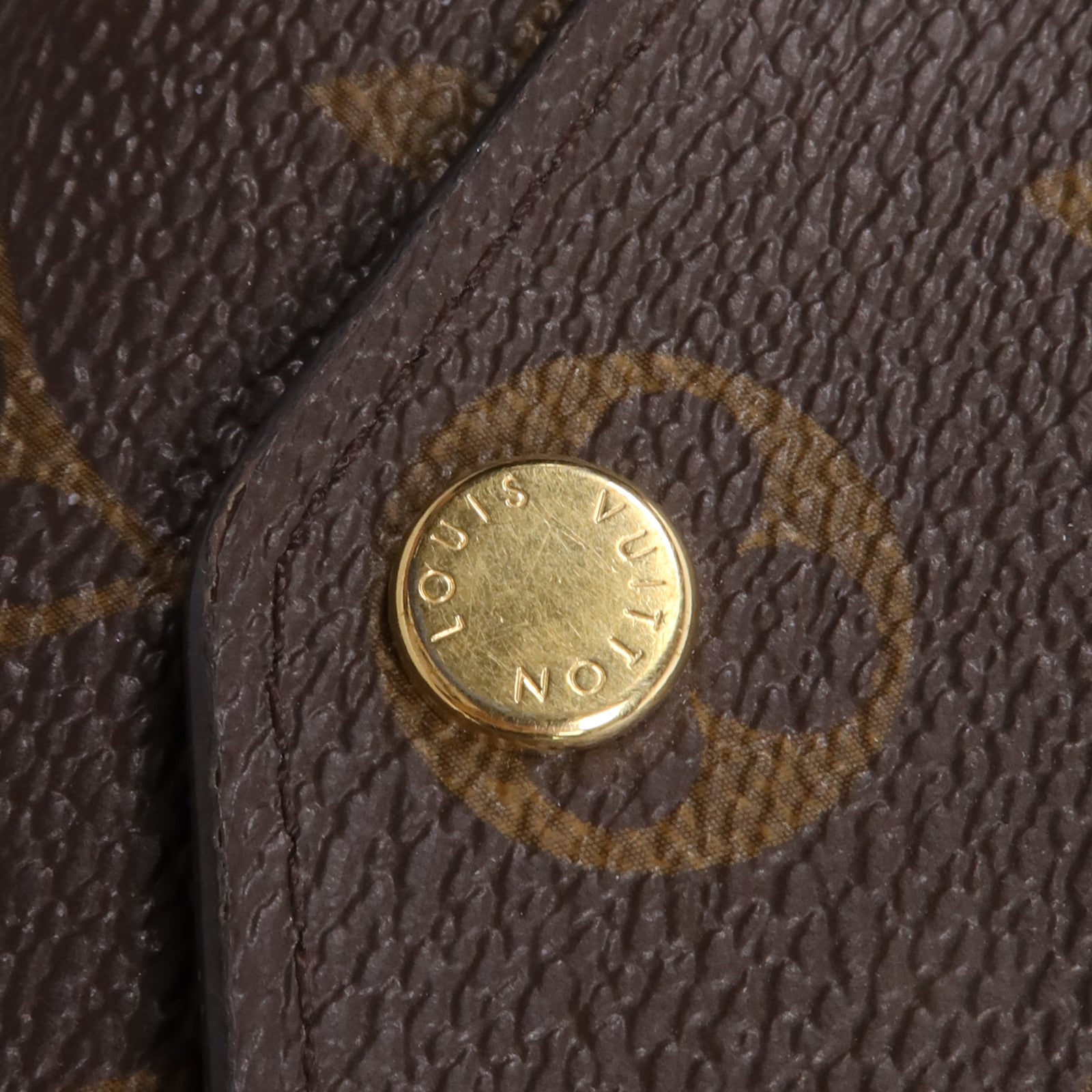 LOUIS VUITTON Monogram Sarah金扣長錢包