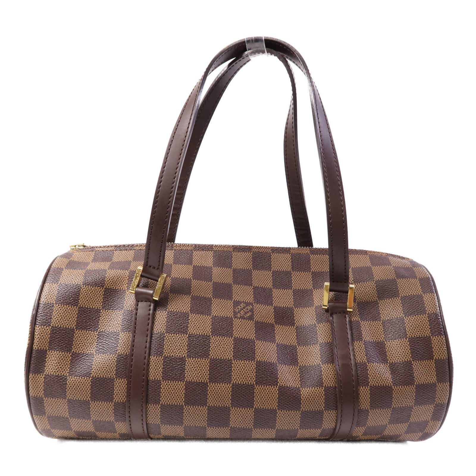 LOUIS VUITTON Damier Papillon GM金扣肩背袋