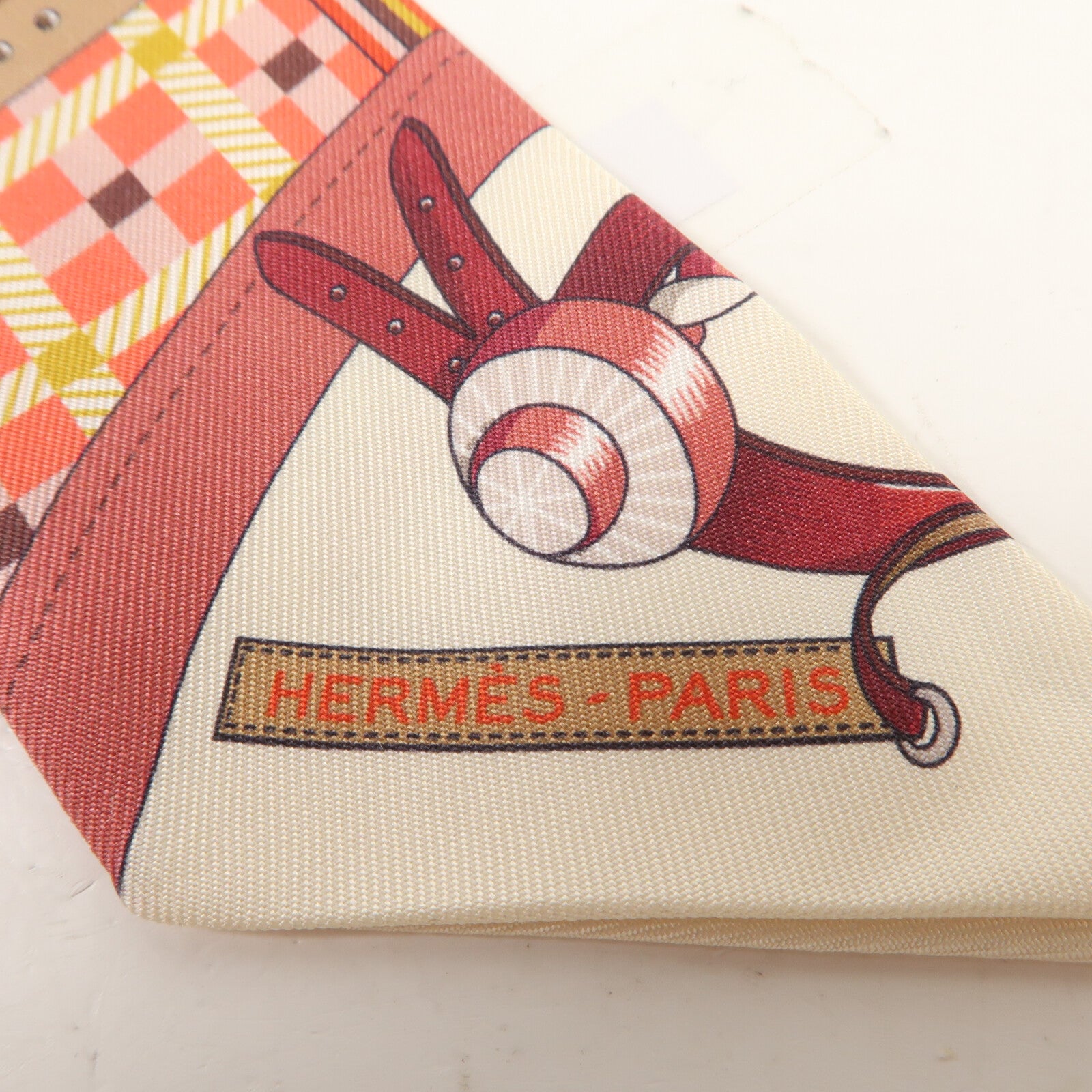 HERMES 絲質Twilly絲巾