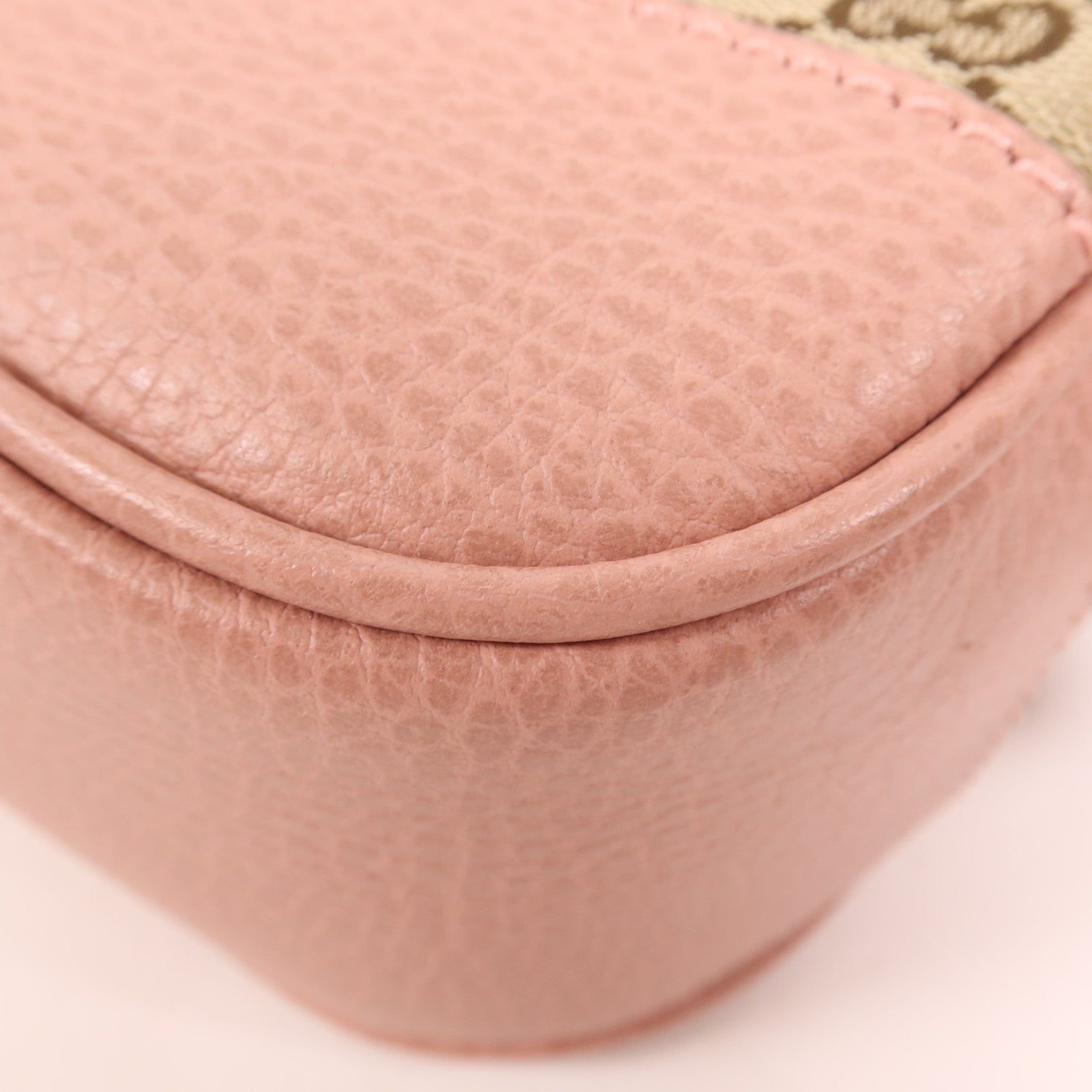 GUCCI 帆布/皮革Shoulder Bag金扣肩背袋