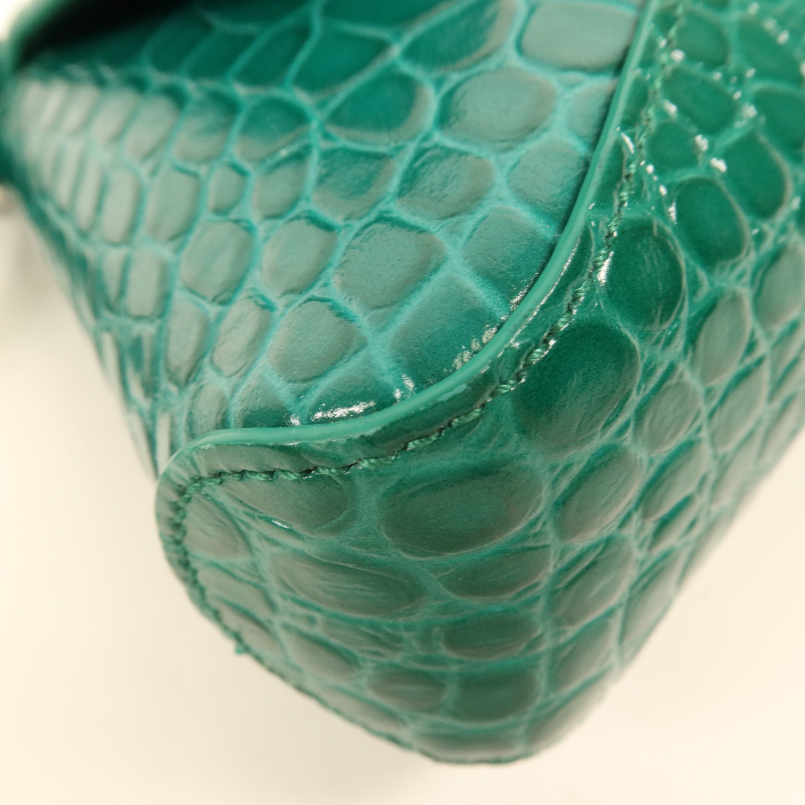 BALENCIAGA 牛皮皮革Shoulder Bag銀扣肩背袋