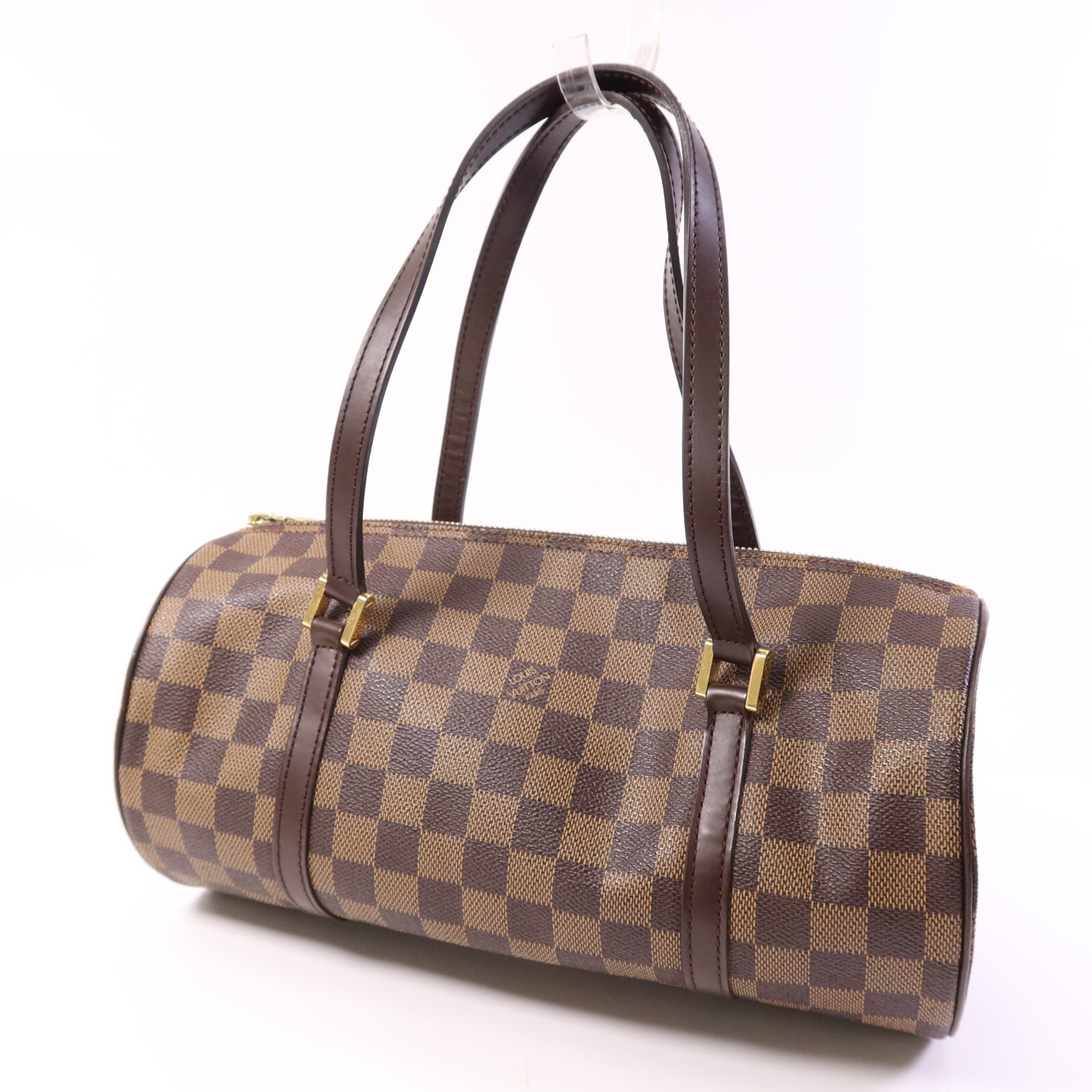 LOUIS VUITTON Damier Papillon GM金扣肩背袋
