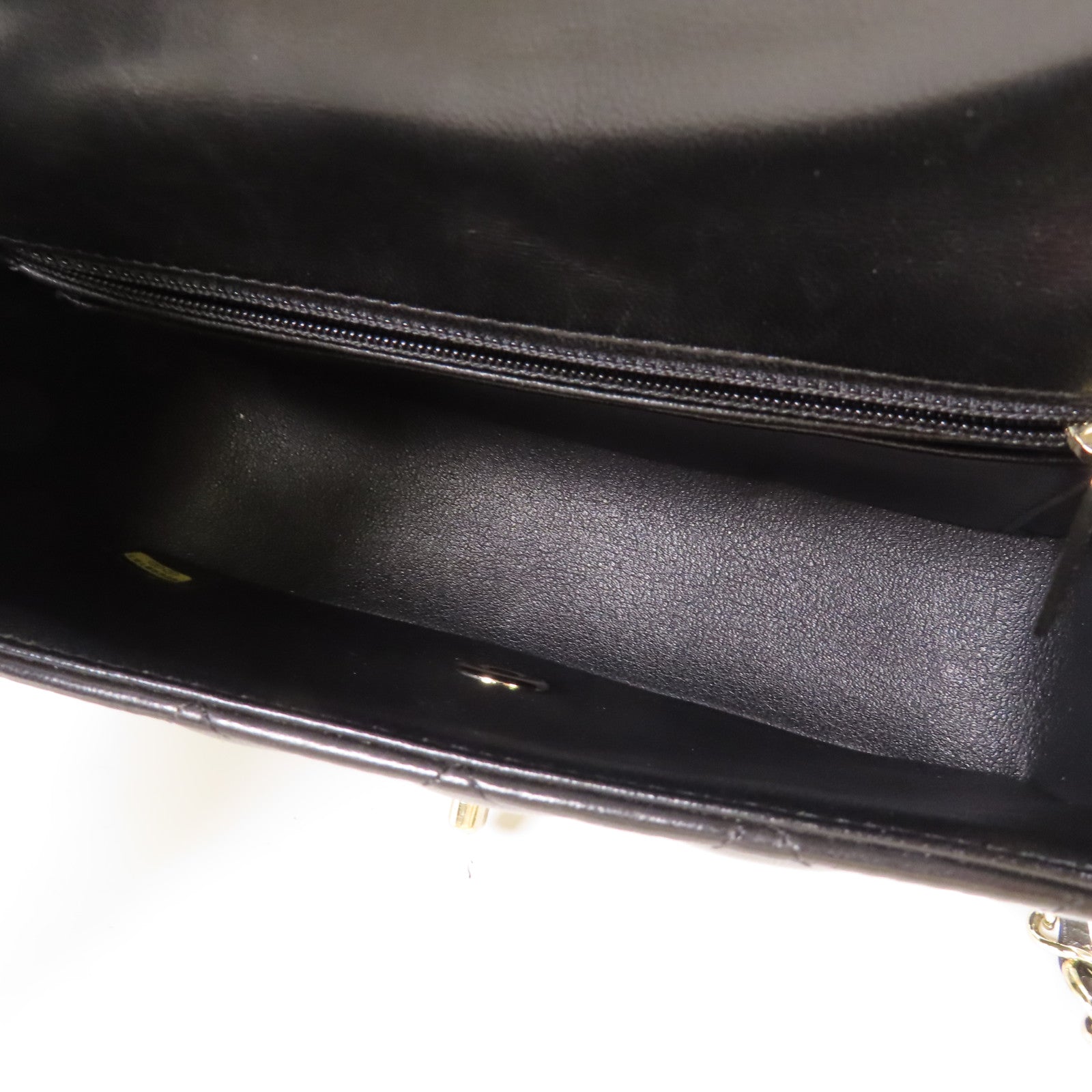 CHANEL 羊皮皮革Shoulder Bag銀扣鏈帶肩背袋