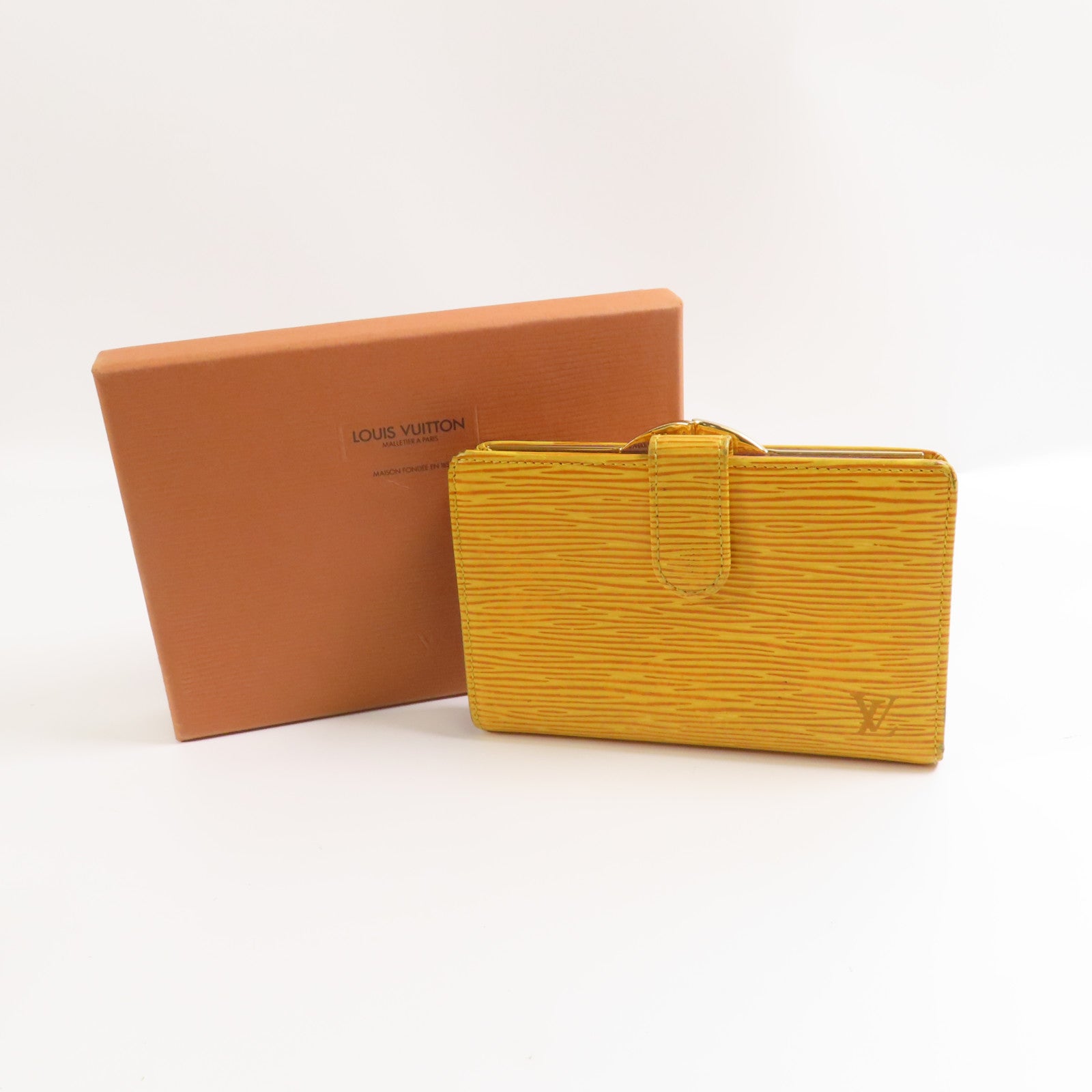 LOUIS VUITTON LV GHW Wallet  Epi Yellow