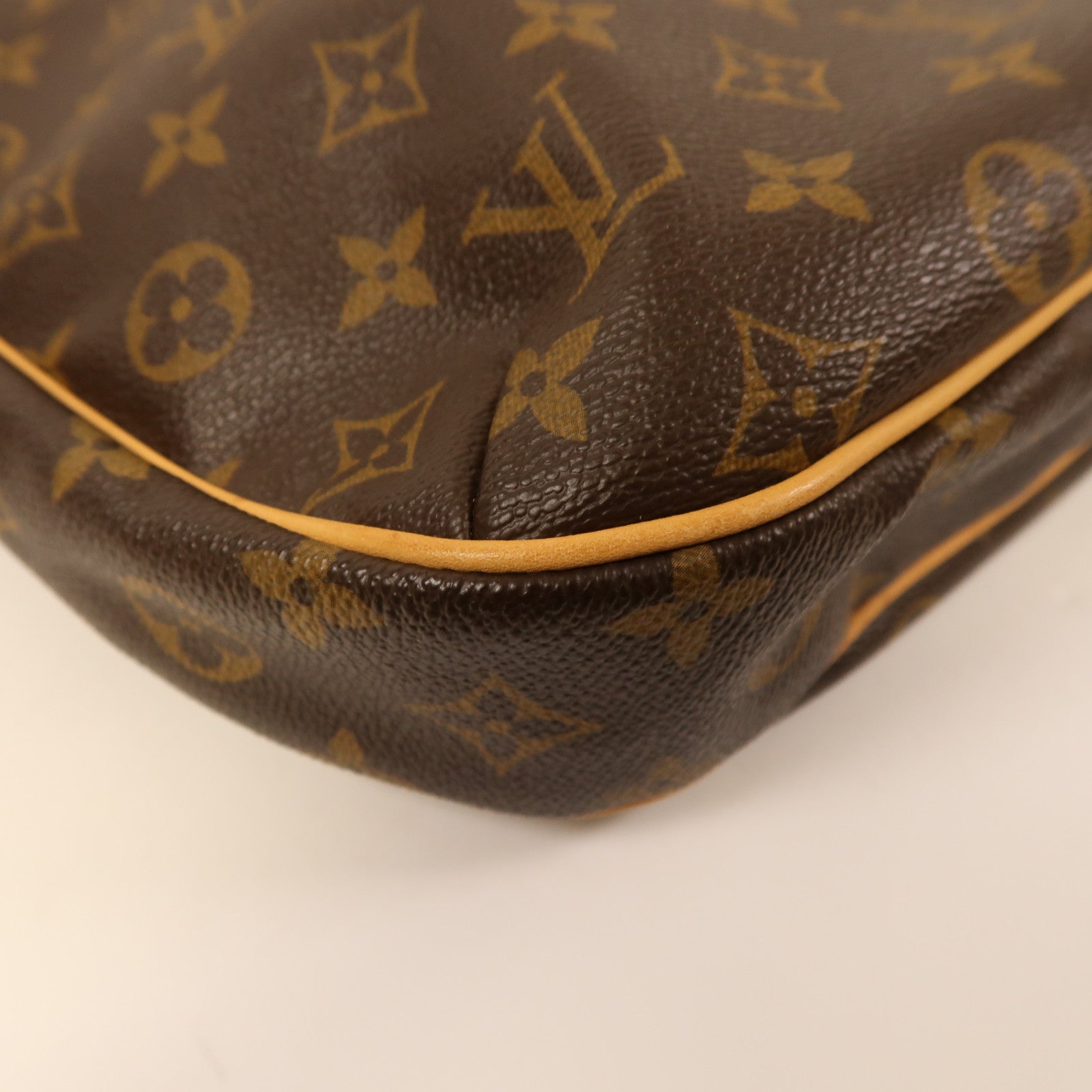 LOUIS VUITTON Monogram Odeon GM金扣手挽肩背兩用袋啡色