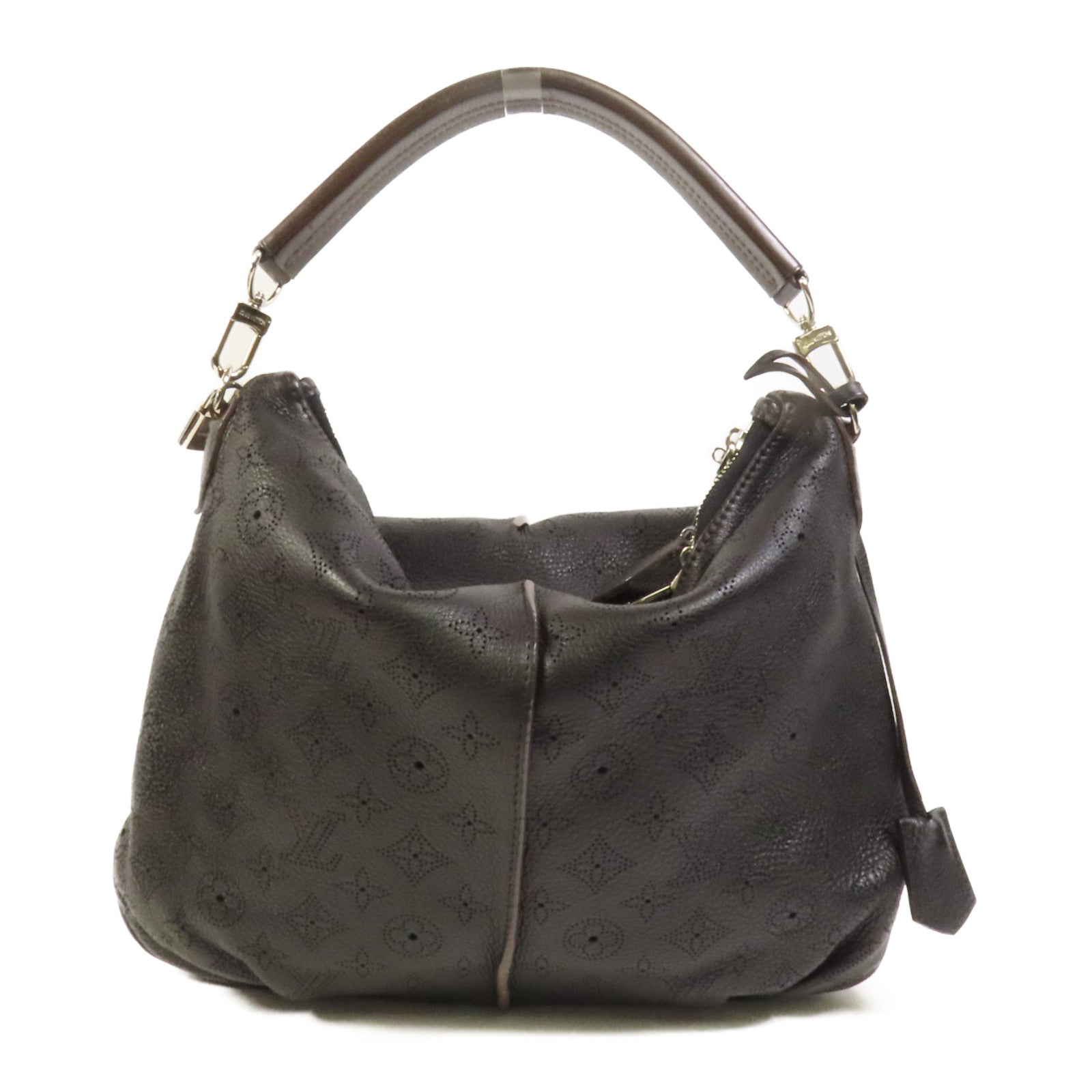 LOUIS VUITTON Monogram Mahina Selene銀扣手挽肩背兩用袋