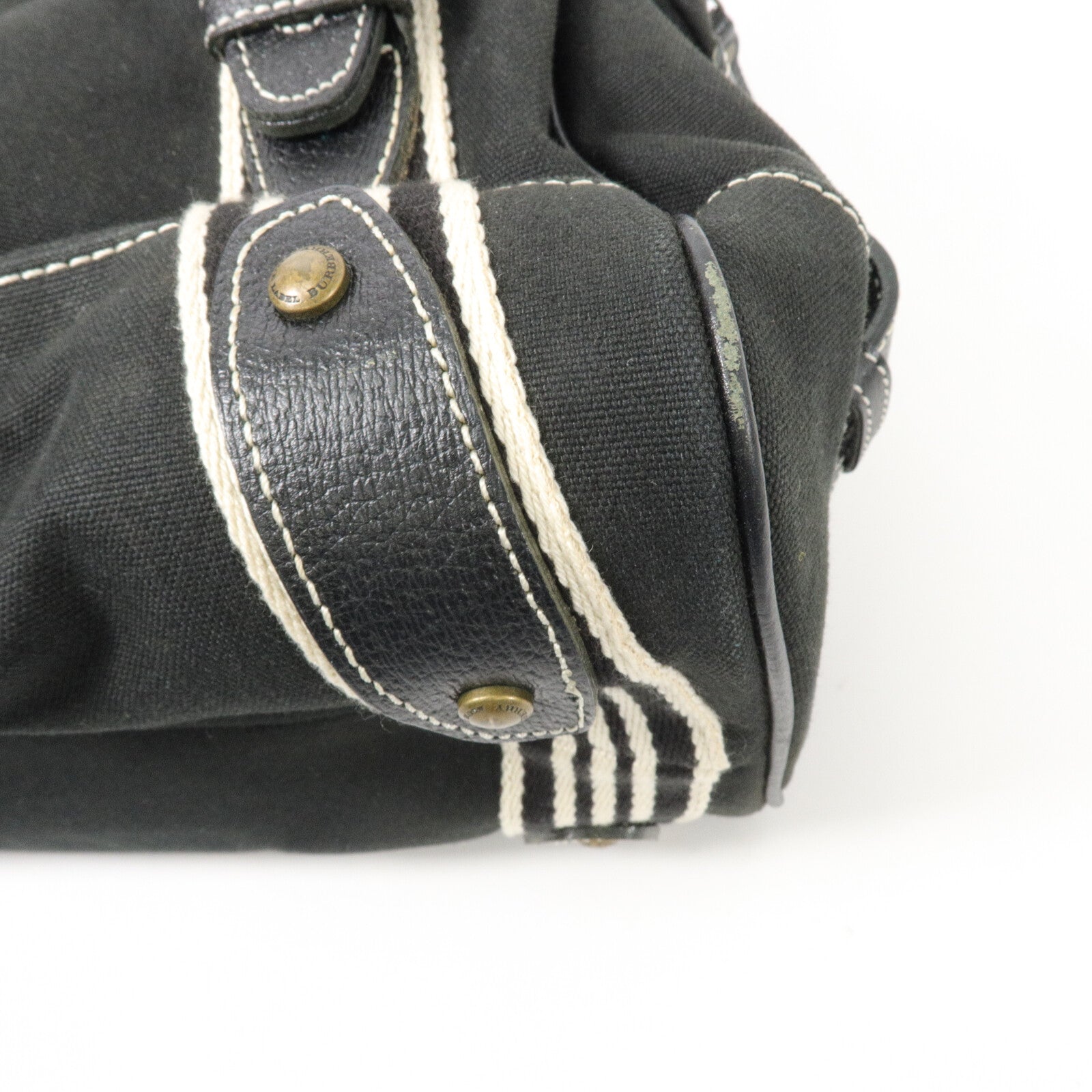 BURBERRY 牛皮皮革/帆布Hand Bag手挽袋