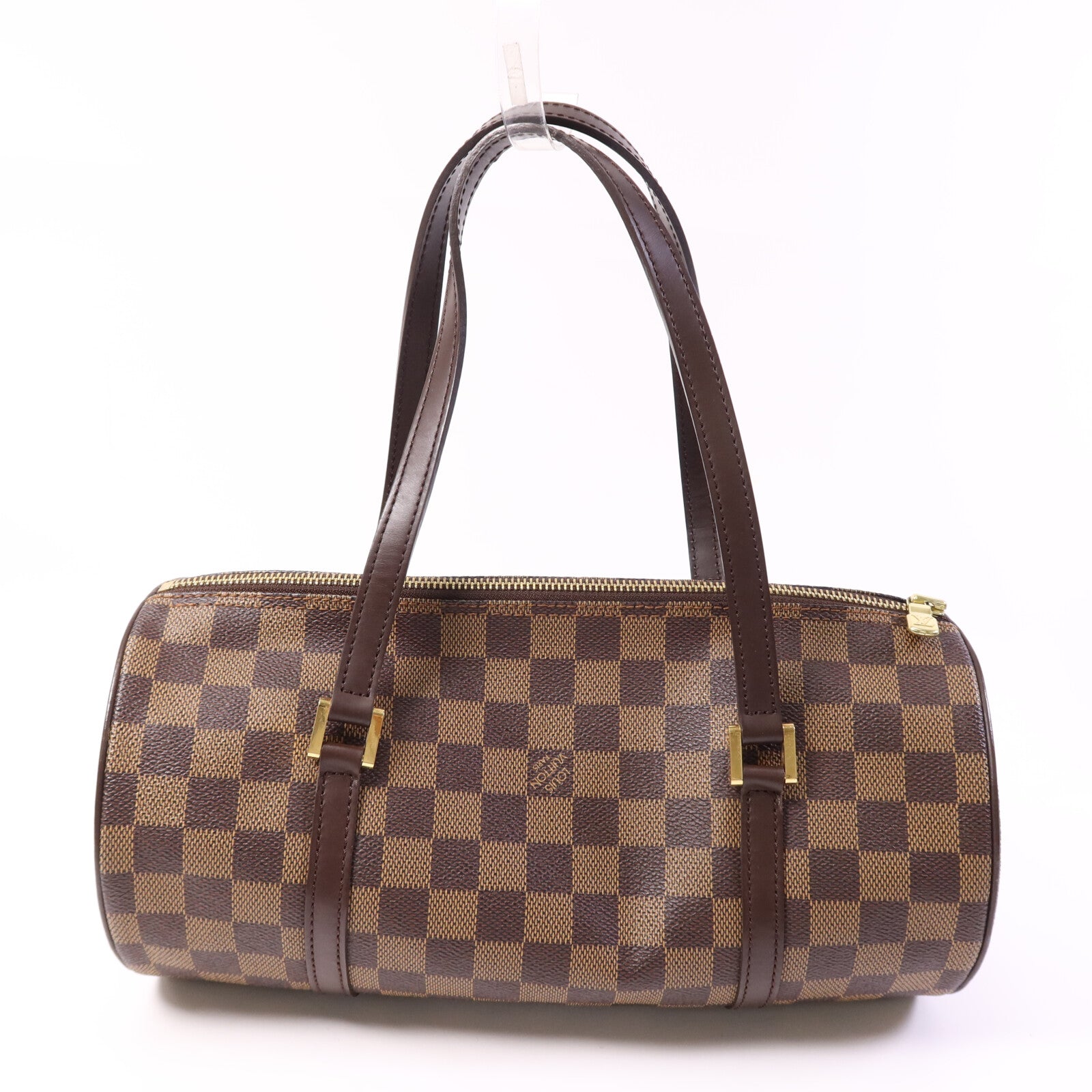 LOUIS VUITTON Damier Papillon GM金扣肩背袋