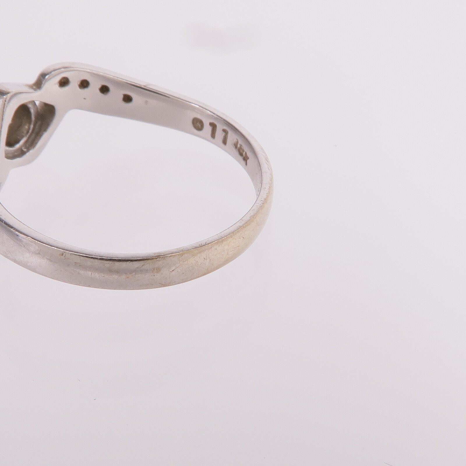 JEWELRY 【激減優惠】18K白金Diamond Ring鑽石戒指US#5.5
